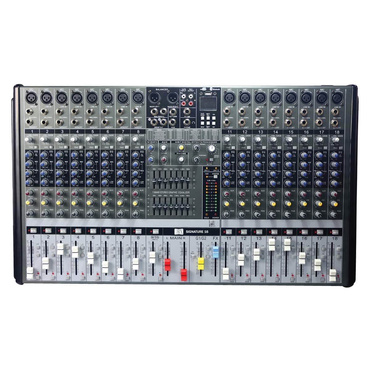 Live Audio Mixer with 16 Channel Input