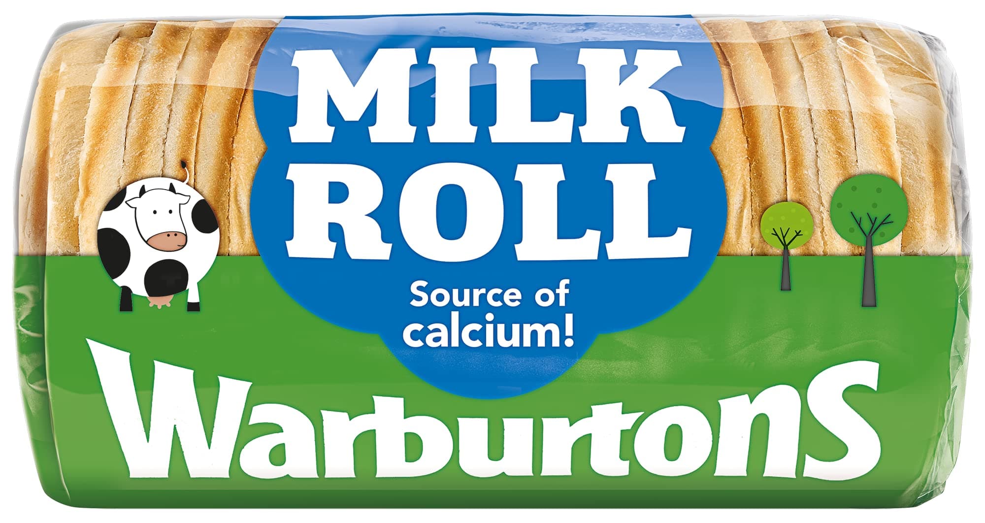 Warburtons Milk Roll, 400g