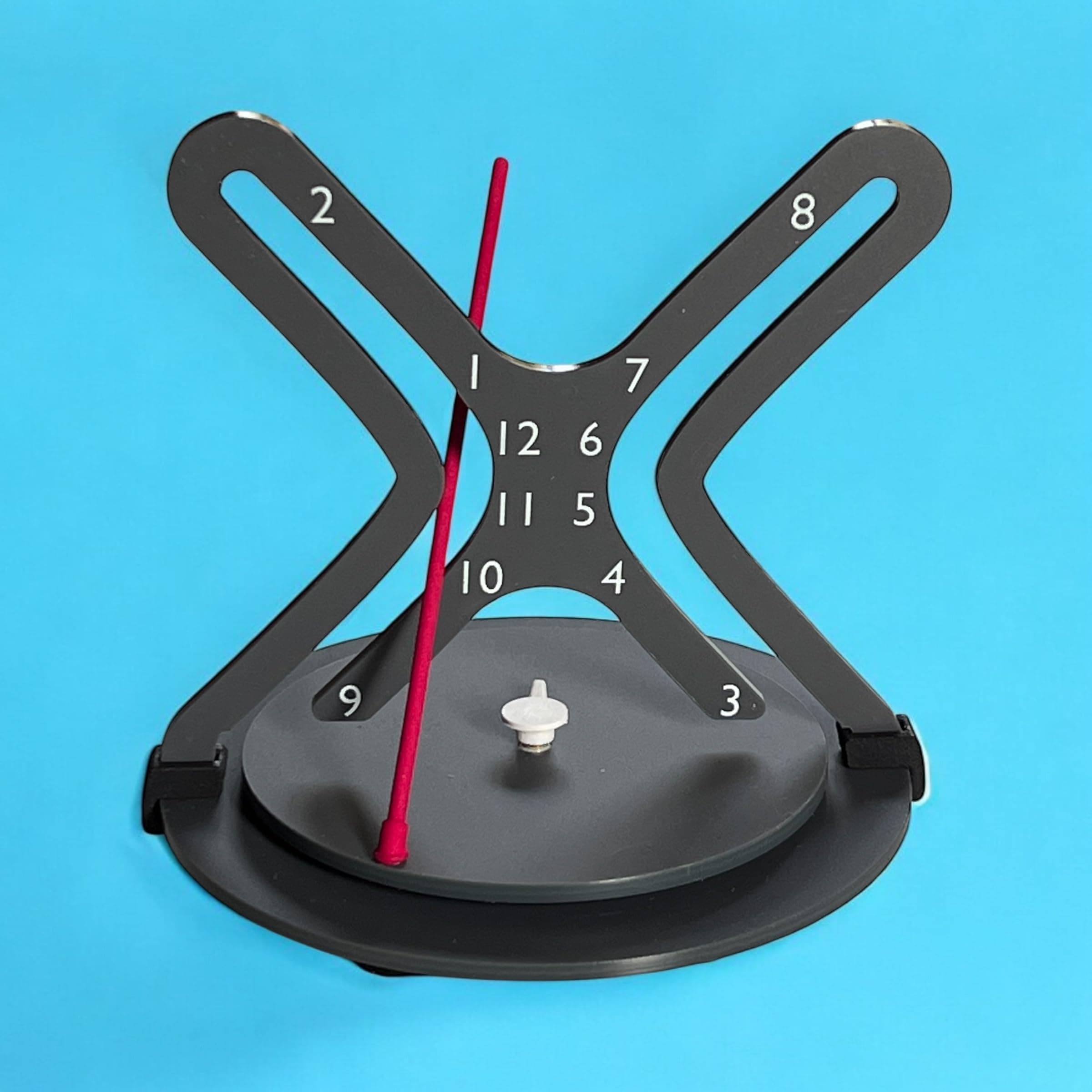 Fibonacci Clocks The Hyperbola Clock - Red Flourescent Arm