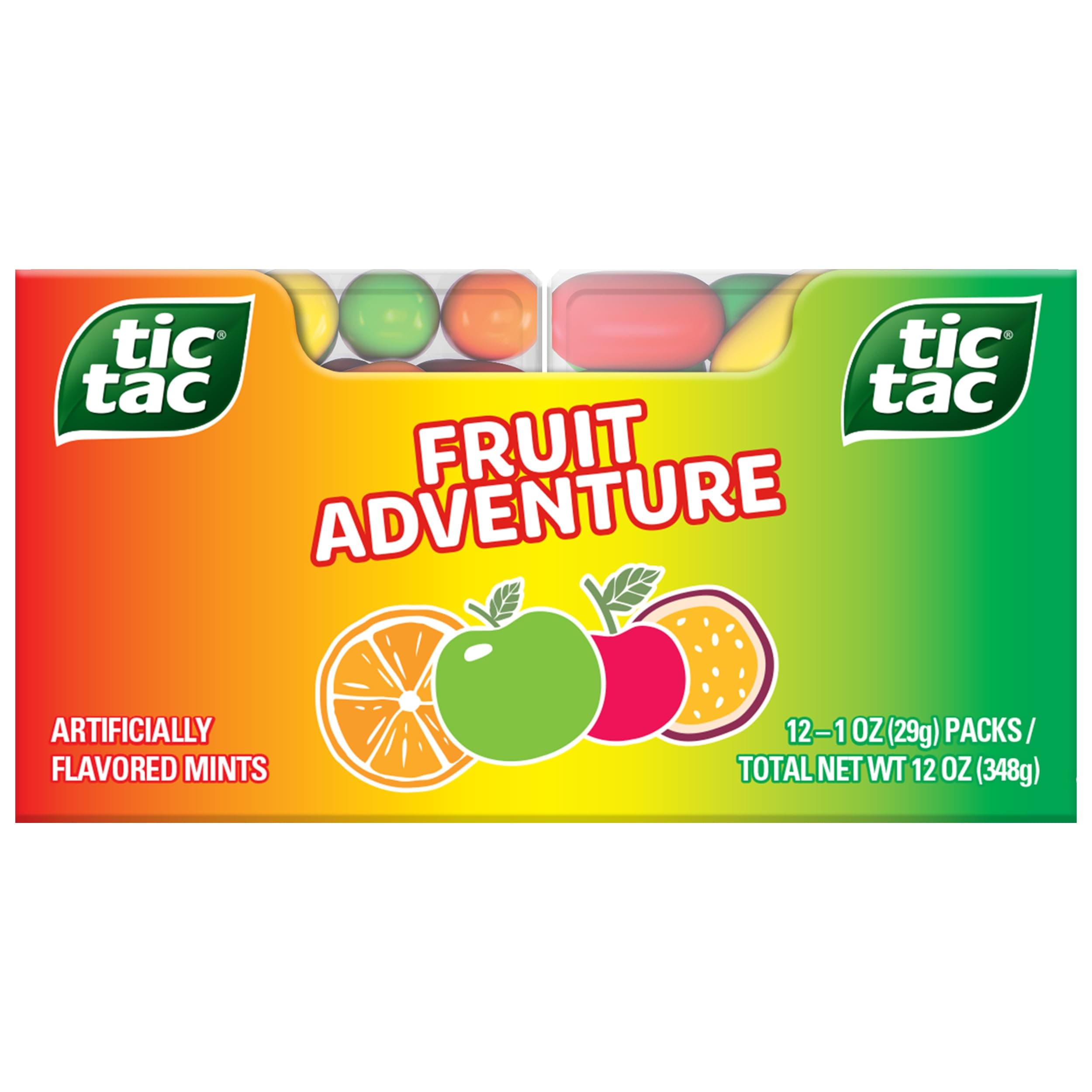 Tic Tac Mints, Fruit Adventure, 1 Oz - 12 Count
