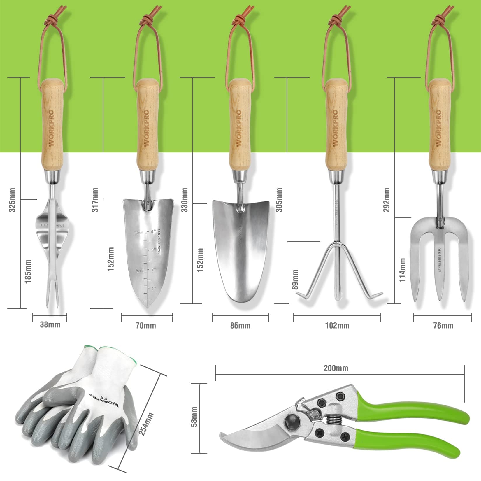 8-Piece Garden Tools Set