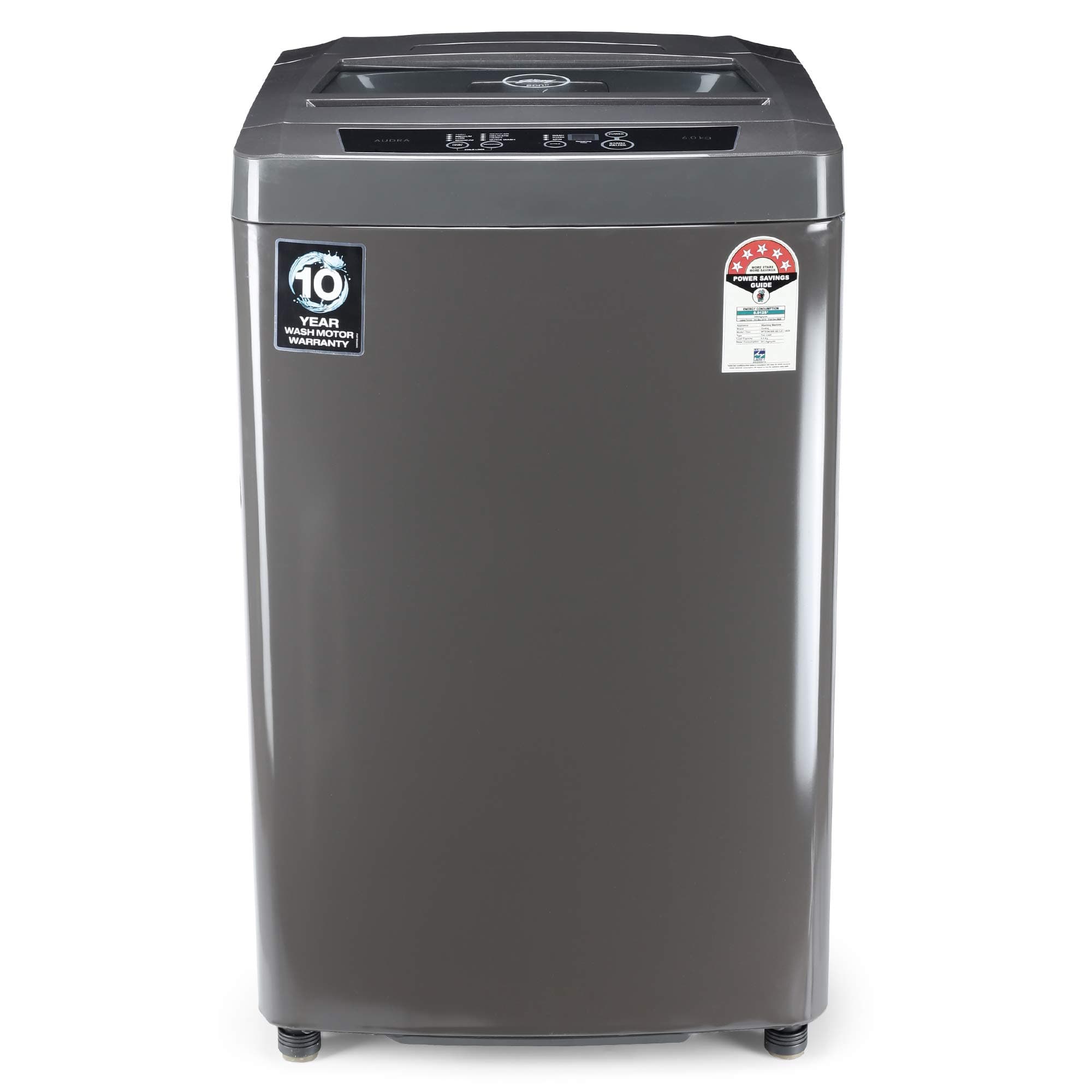 Godrej 6.5 Kg 5 Star Fully-Automatic Top Loading Washing Machine (WTEON 650 AD 5.0 ROGR, Grey, Acu Wash Drum)