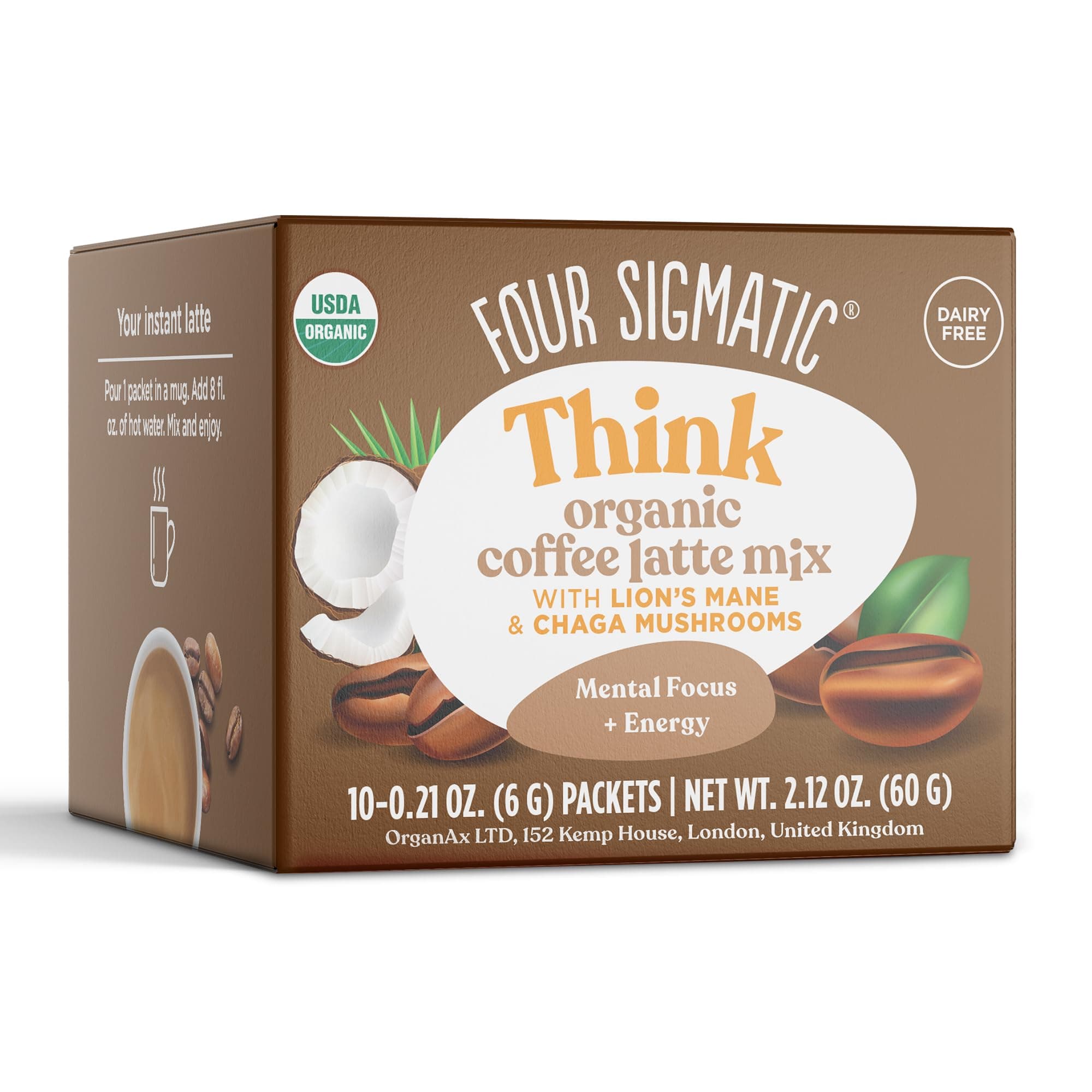 Four Sigmatic Mushroom Coffee Latte