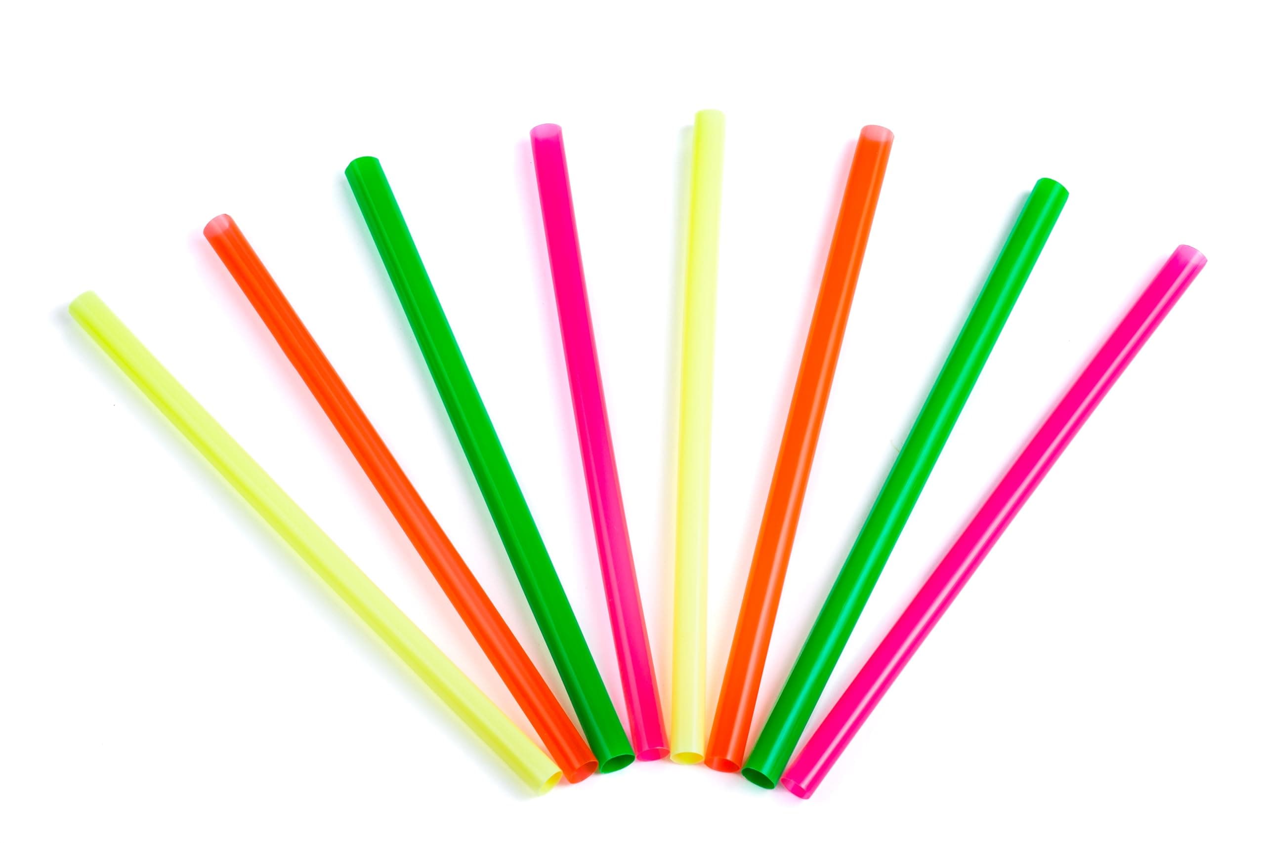 Cell-O-Core 6BPNA6/500 Assorted Fat Straw, 6" Length (6 Packs of 500)