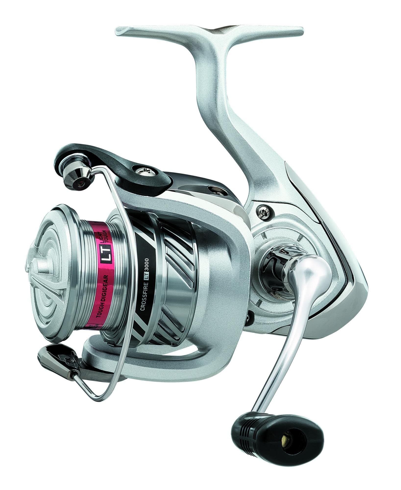 DAIWA Crossfire LT Spinning Reel, Silver, 3000