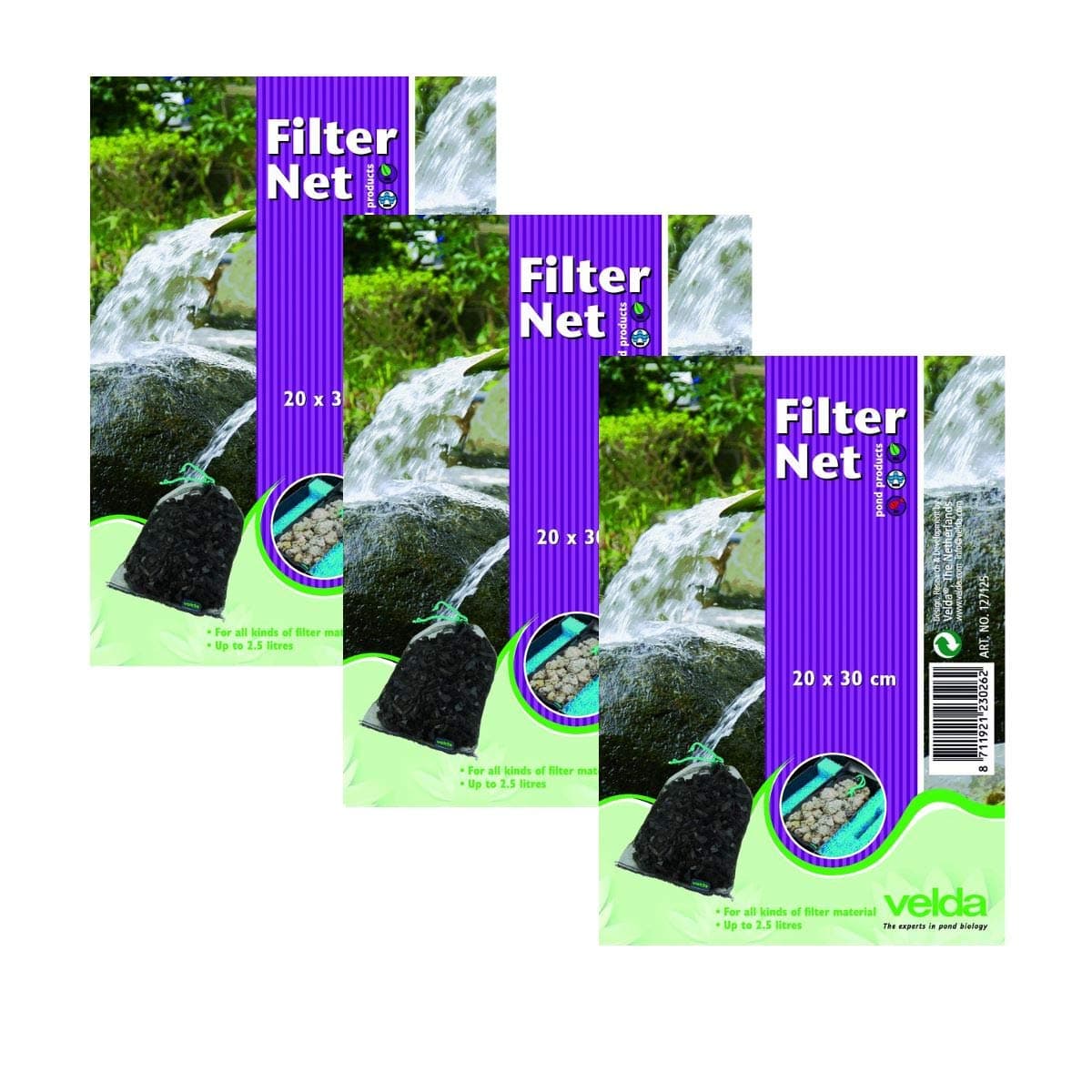 velda Filter Media Net 20 x 30cm - 3 Pack