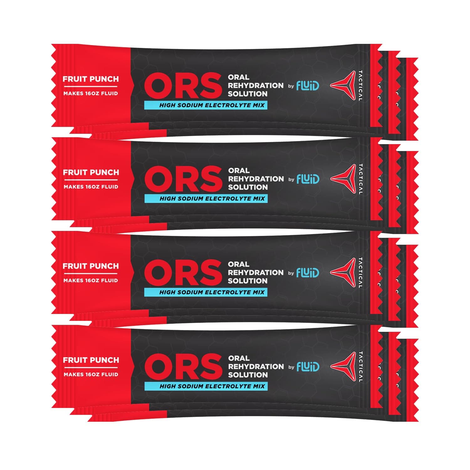 ORS (Oral Rehydration Solution), Recover Faster, Extreme Dehydration Electrolytes, 12pack (Fruit Punch)