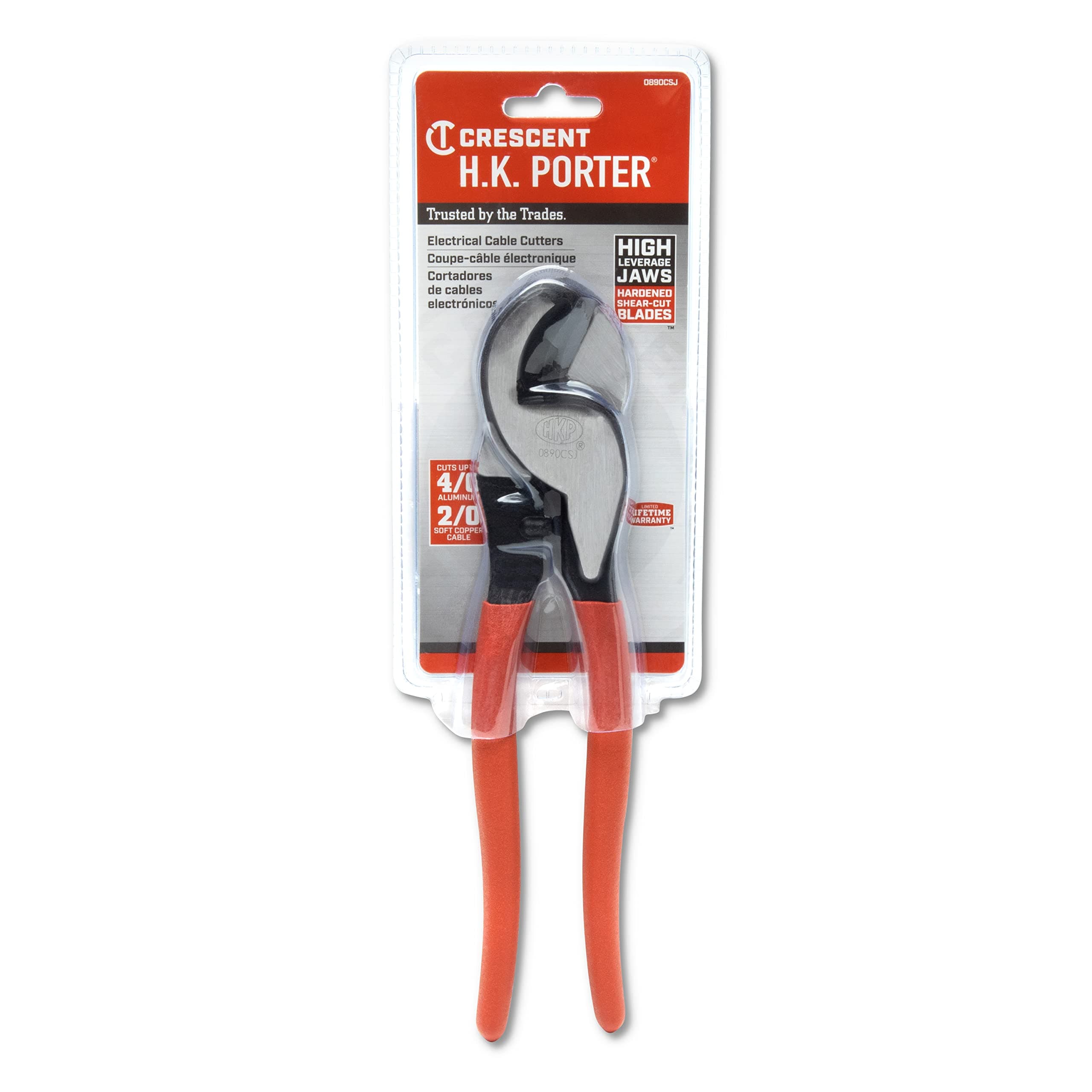 H.K. Porter HK Porter 9 1/2' Compact Cutter for Soft Cable - 0890CSJ