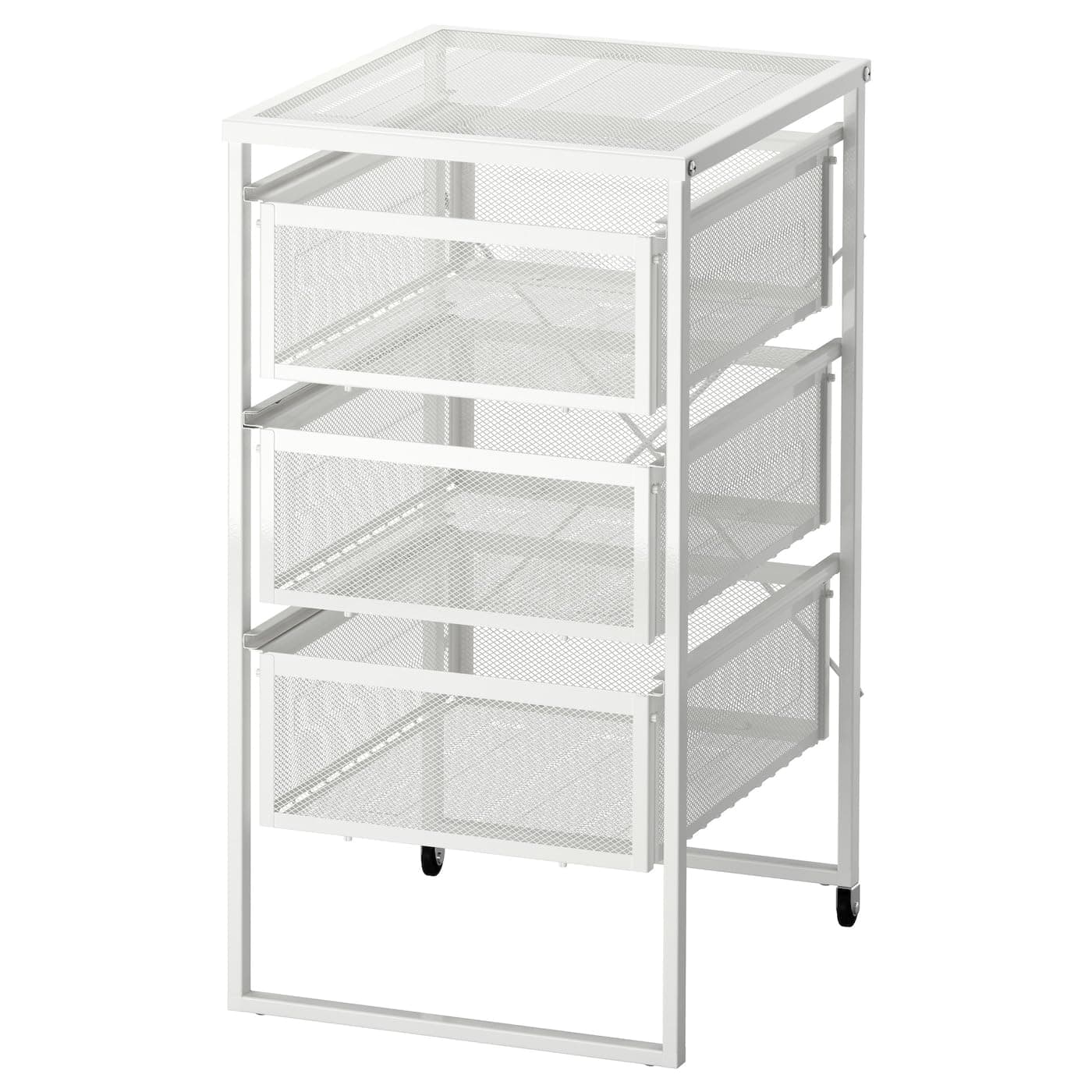 Ikea Polyester Lennart Drawer Unit, White (34 X 30 X 56 Cm)(Rectangular)