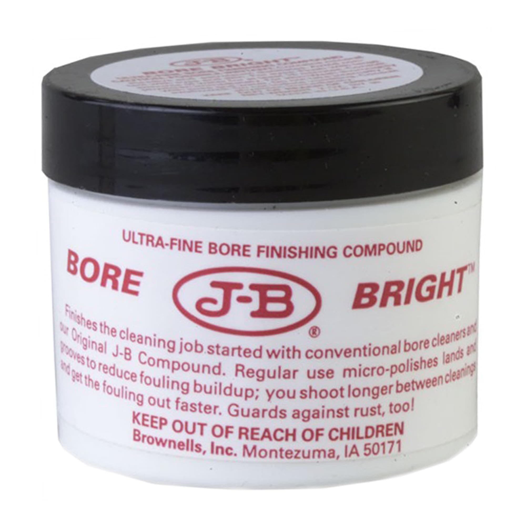 J-B Bore Bright Gun Cleaner Solvent Oil-Paste, Gunsmithing Tools Maintenance Cleaning Supplies, 2 oz. (57g) Jar