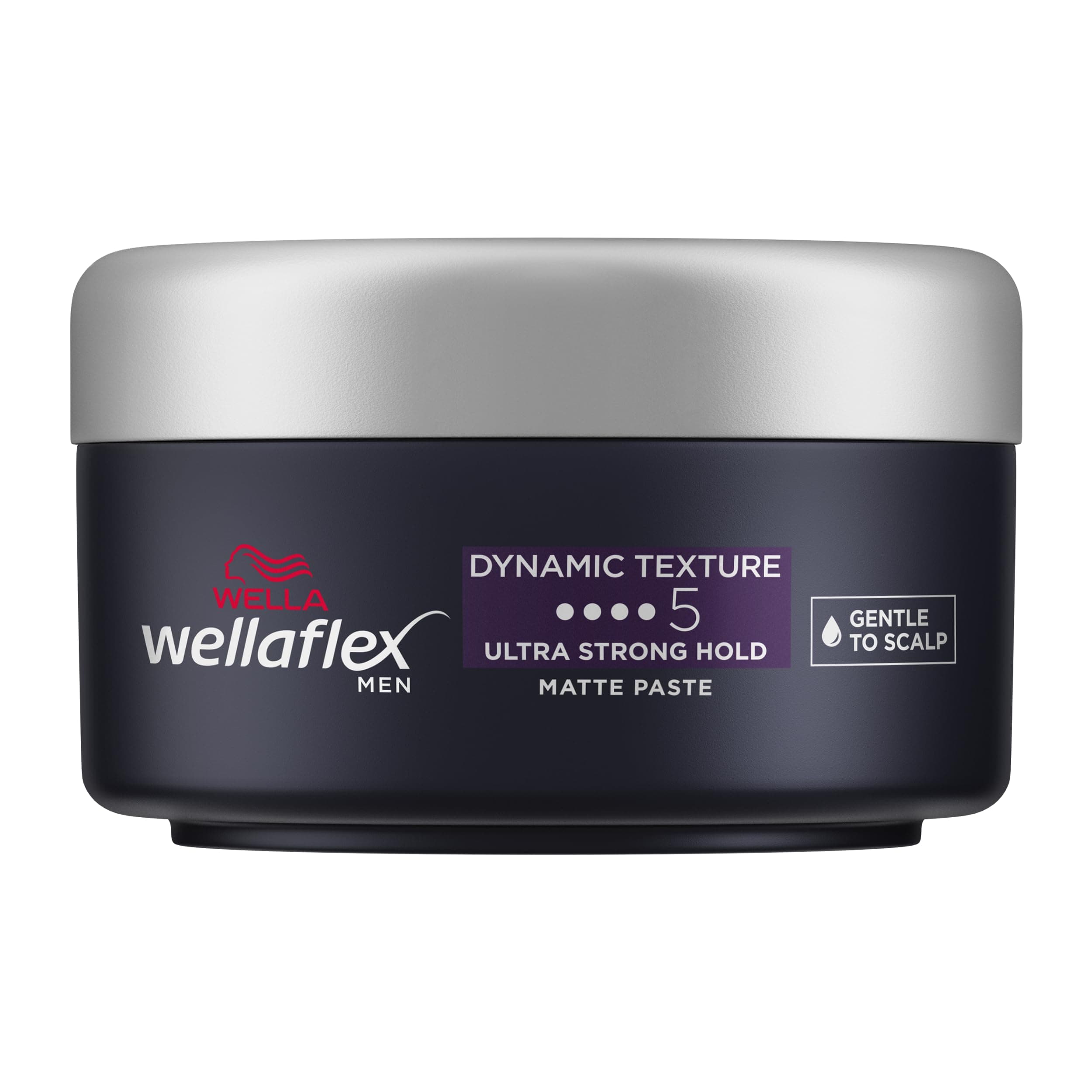Wellaflex Men Matte Paste – Instant Texture, Non-Sticky, Gentle on Scalp, Recyclable Jar – 75ml