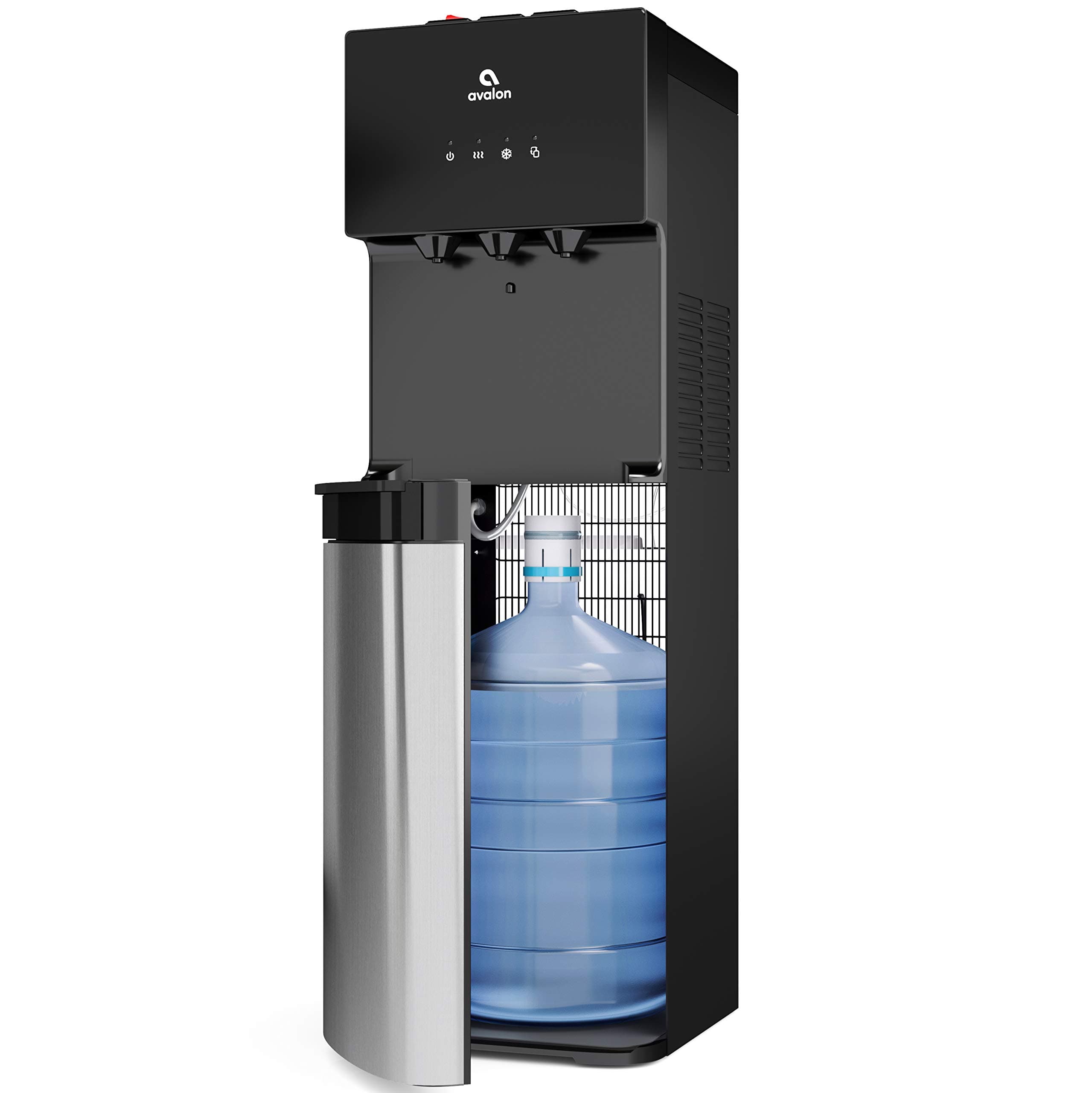 A4BLWTRCLR Bottom Loading Water Cooler Water Dispenser - 3 Temperature Settings - Hot, Cold & Room Water, Durable Stainless Steel Cabinet, Bottom Loading - UL/Energy Star Approved