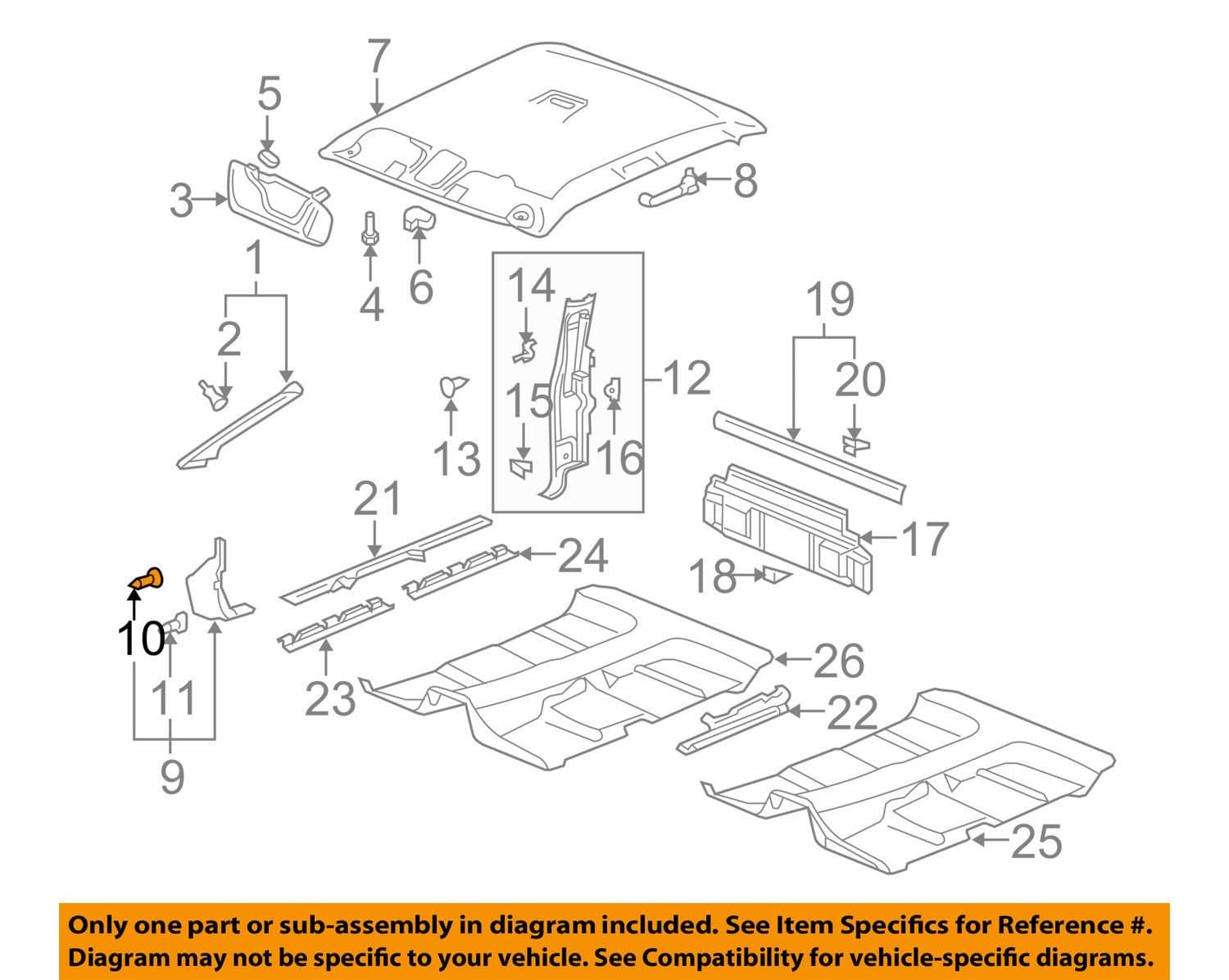 Genuine GM Retainer Part No. 11609682