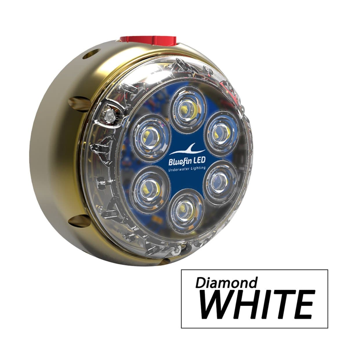 Bluefin LED DL12 Underwater Dock Light - Surface Mount - 24V - Diamond White