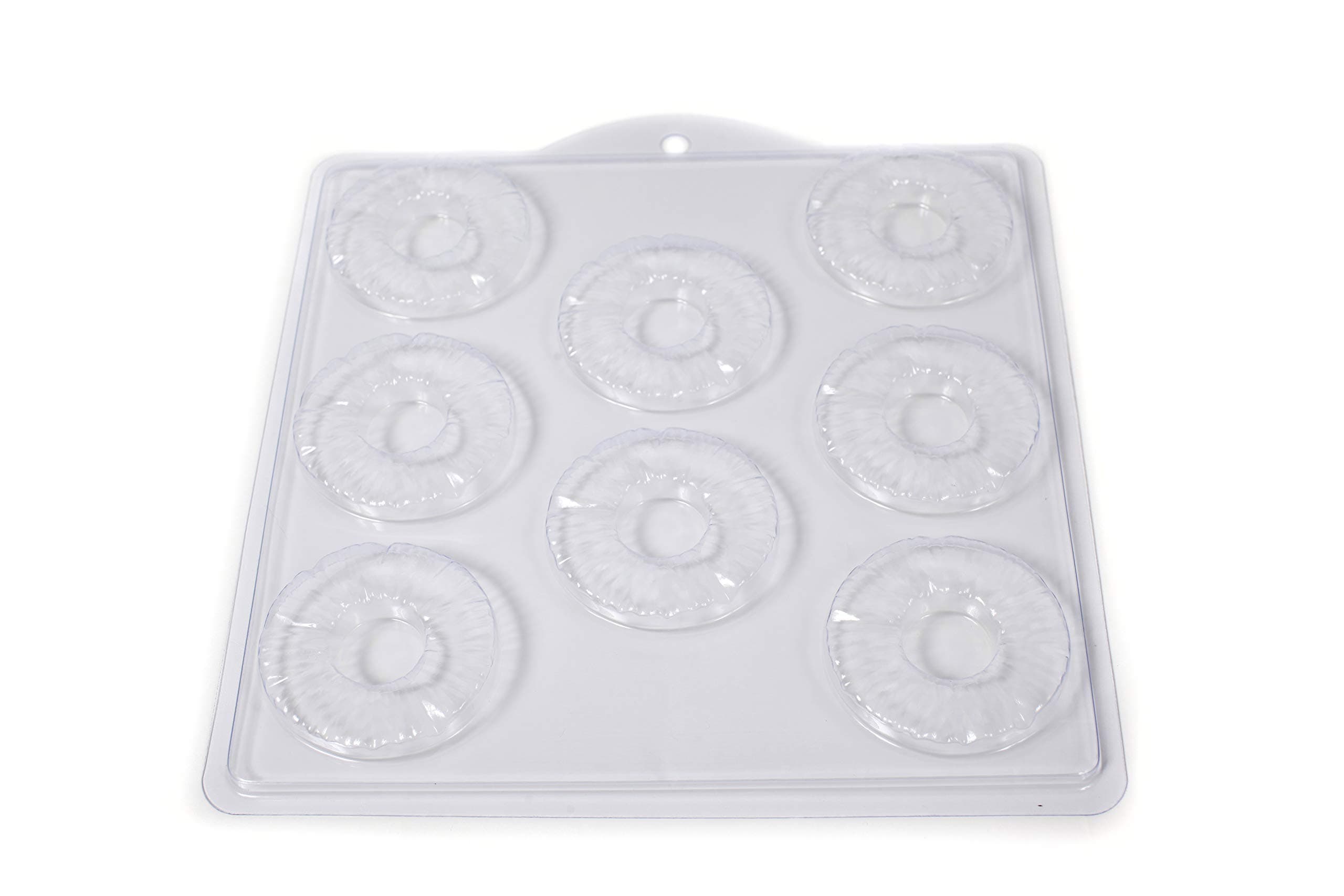8 Cavity Pineapple Ring Soap/Bath Bomb Mould Mold M154 x 10