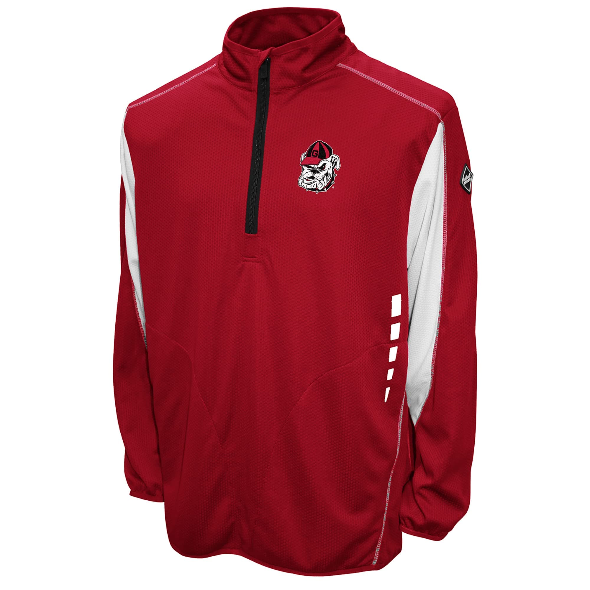 Men's Flex Thermatec Quarter-Zip Pullover Jacket(Georgia Bulldogs, Medium)