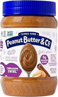 Peanut Butter & Co., Peanut Butter Spread, Cinnamon Swirl, 1 lb
