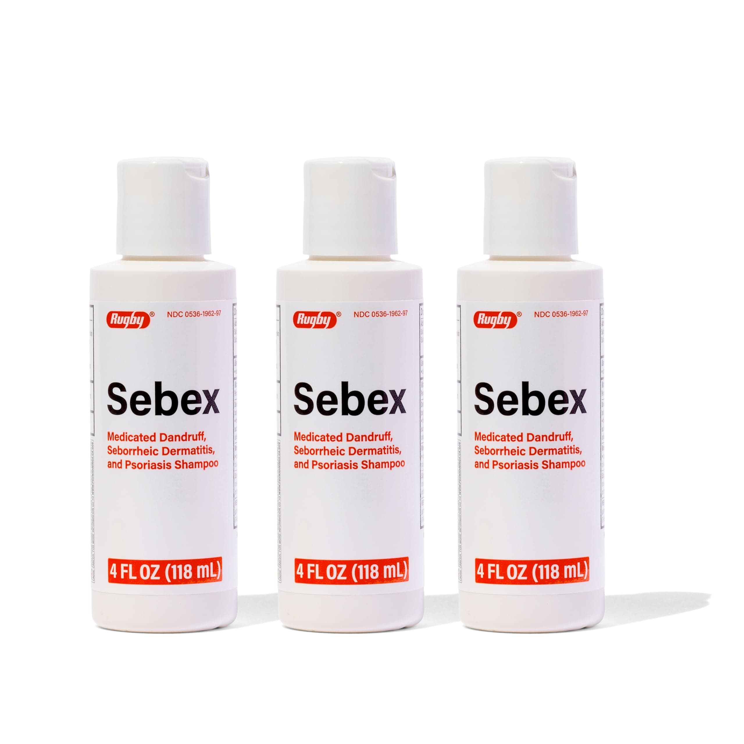 Major SEBEX LIQ 2%-2% RUG 118 ML (Pack of 3)