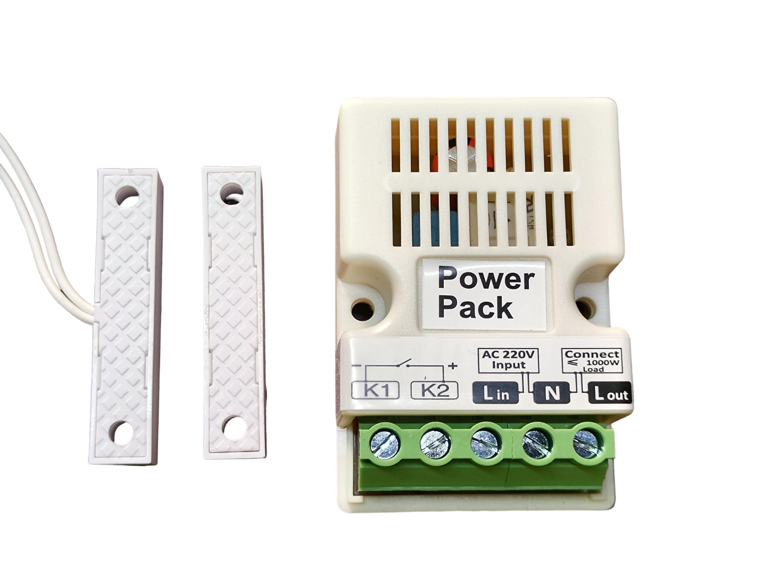 DeHMY Air Curtain Door Sensor Motion Sensor Limit Switch 2_Way(White, ABS), 220 Volts