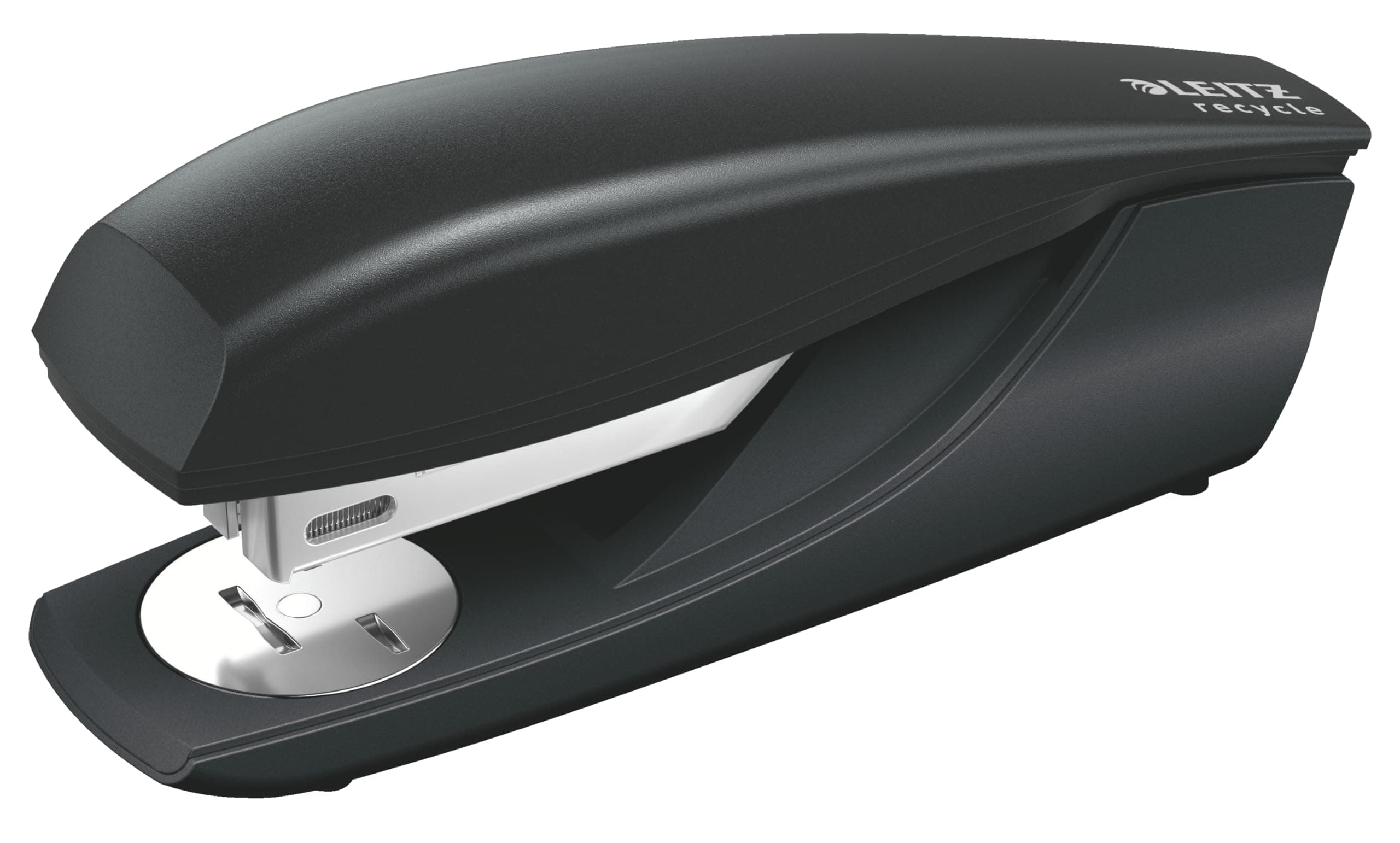 Leitz Stapler, 30 Sheets, Includes Staples, Integrated Staple Remover, 100% Recyclable, Eco Friendly, NeXXt Recycle Range, 56040095, Black