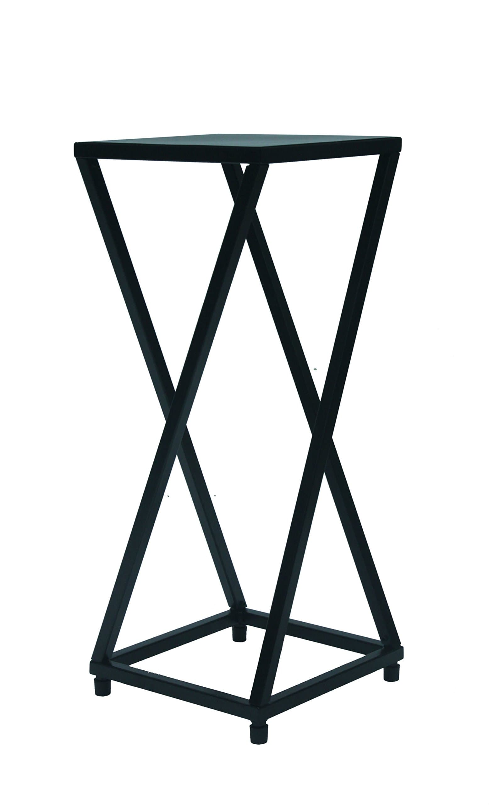 SURAVO Classical Design Multi-Purpose Plant Stand, Exceptionally Sturdy, Indoor/Outdoor Use, Black Matte Finish
