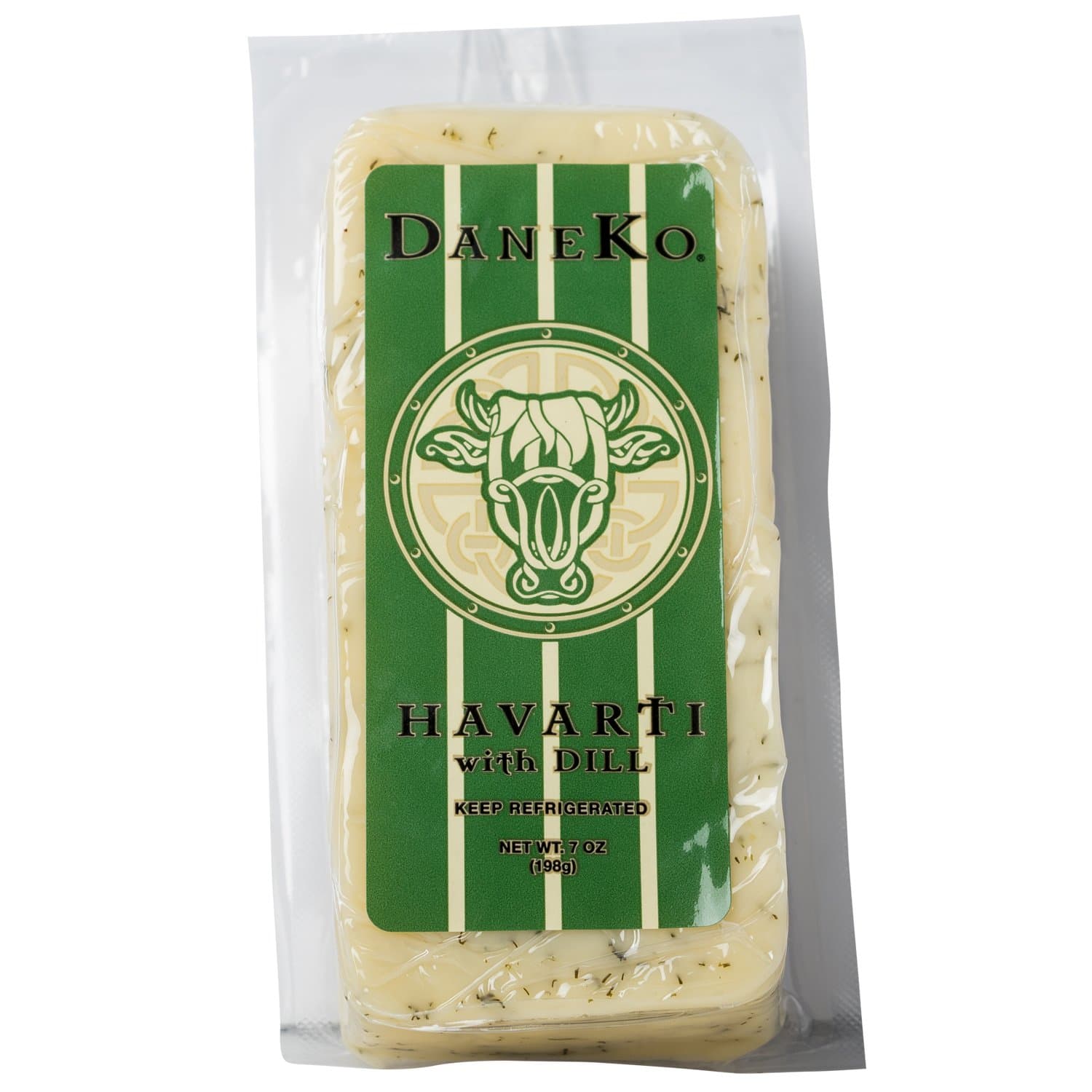 DANEKO Imported Danish Havarti with Dill, 7 oz