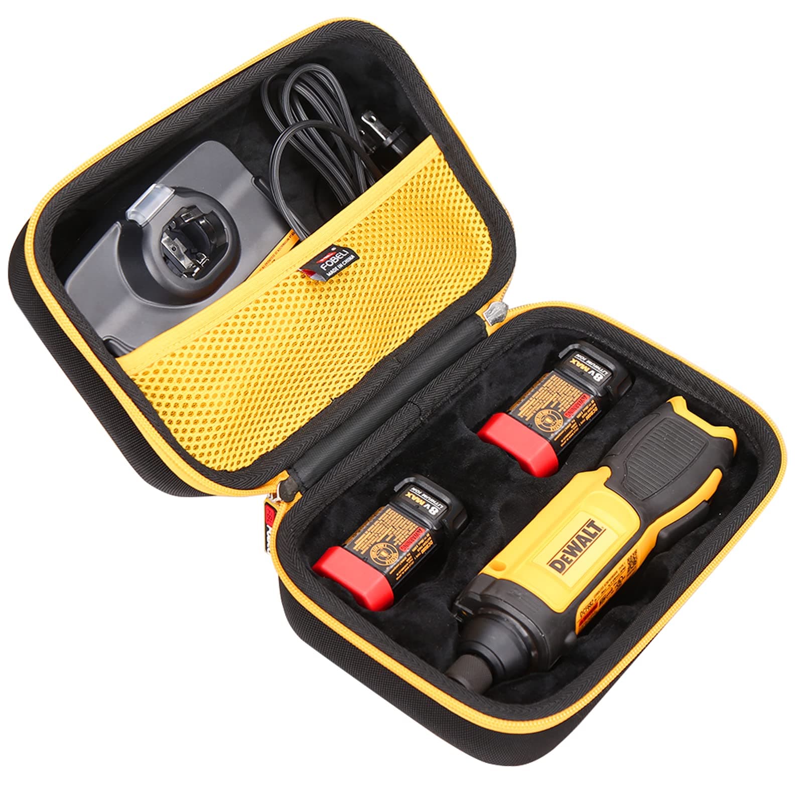 FBLFOBELI Hard Carrying Case for DEWALT 8V MAX Cordless Screwdriver Kit Gyroscopic DCF682N1