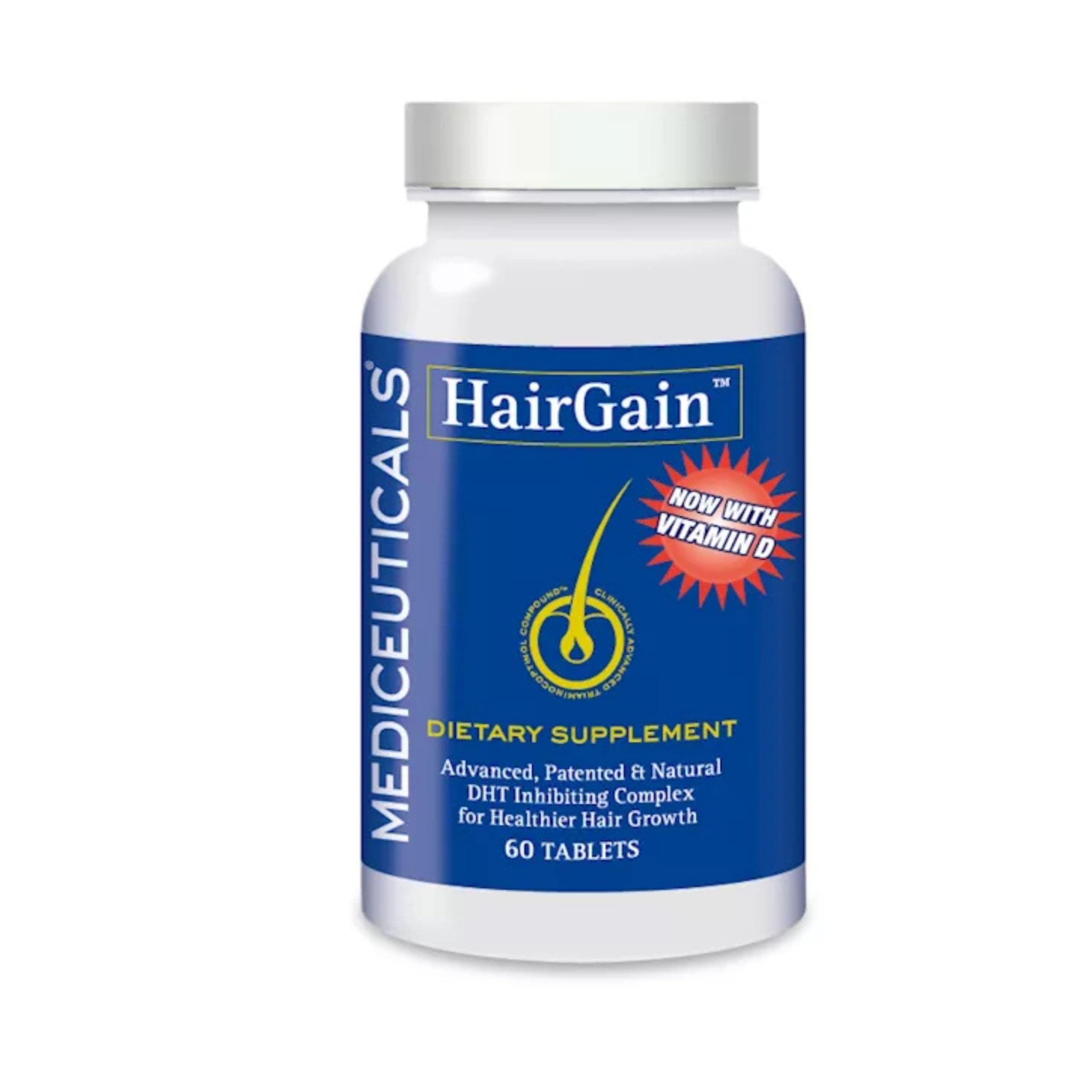 Mediceuticals HairGain - Unisex Supplement - 60 Tablets