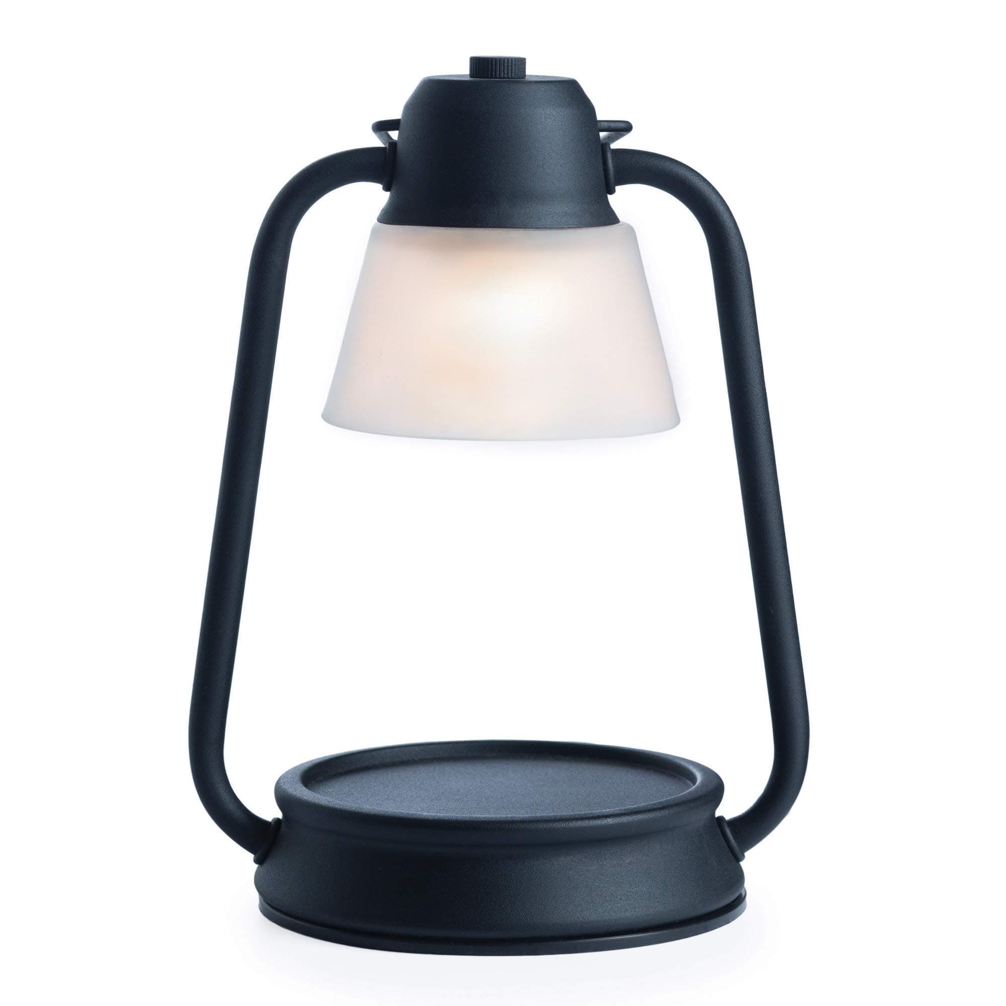 Candle Warmers Etc. Black Beacon Lantern – for Top-Down Warming & Flame-Free Fragrance