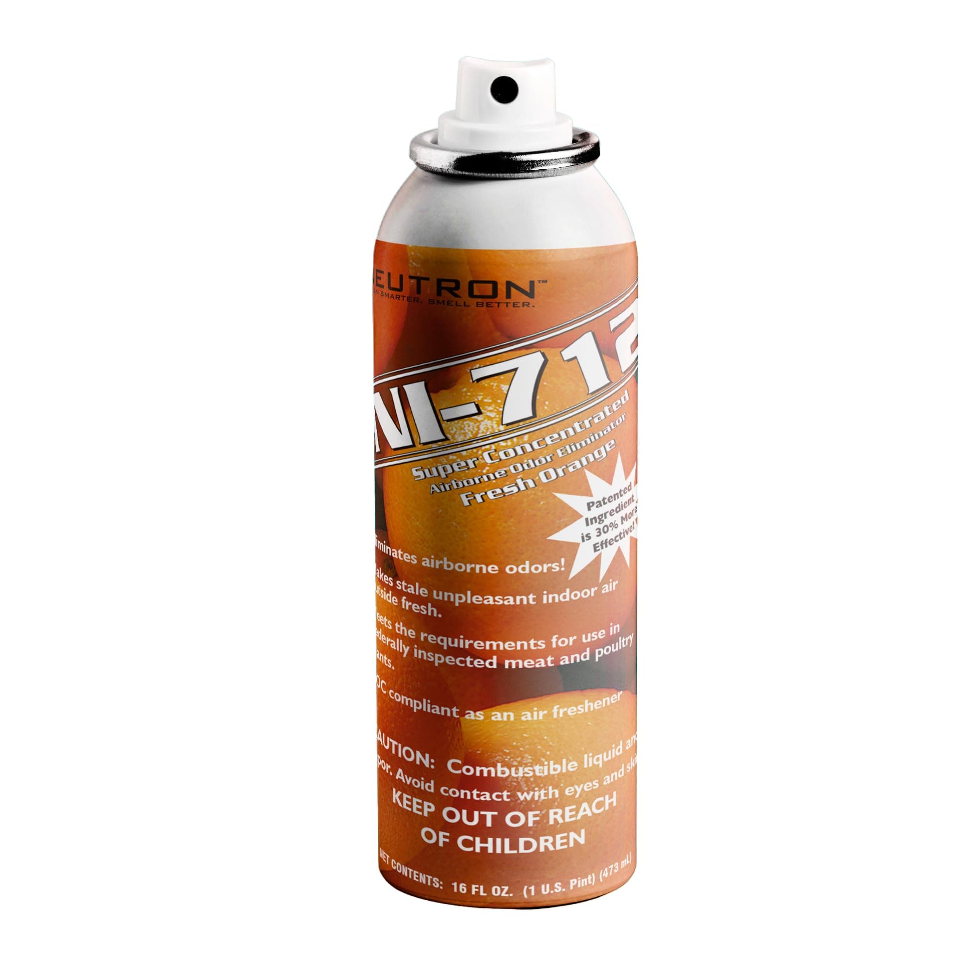 - NI-712 Odor Eliminator, Orange Continuous Spray, 1 Can