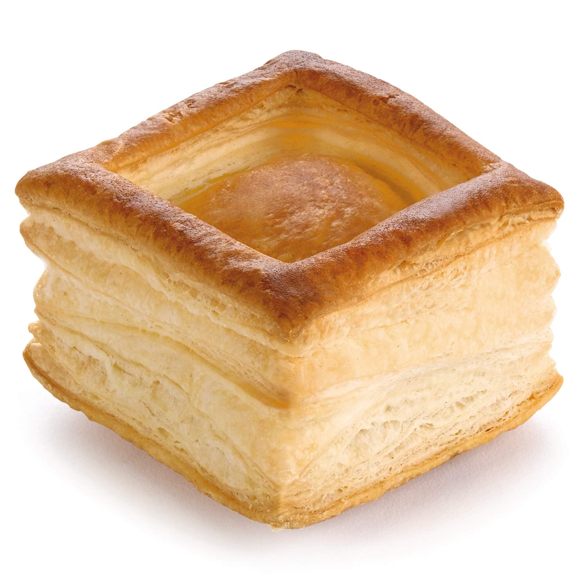 Pidy Bouchee Square Shape Puff Pastry Shell, 6 cm x 6 cm - Total of 48 Pieces