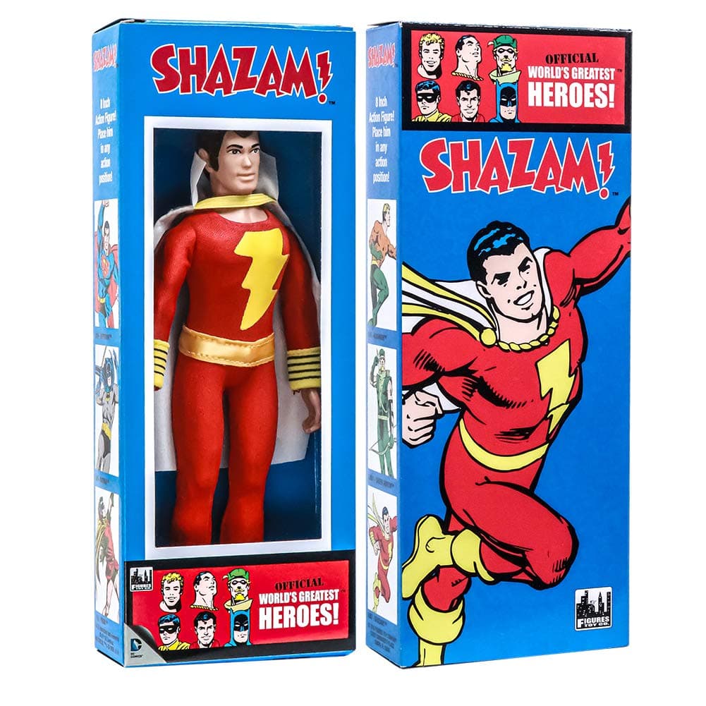 DC Comics Retro Style Boxed 8 Inch Action Figures: Shazam [Justice League]