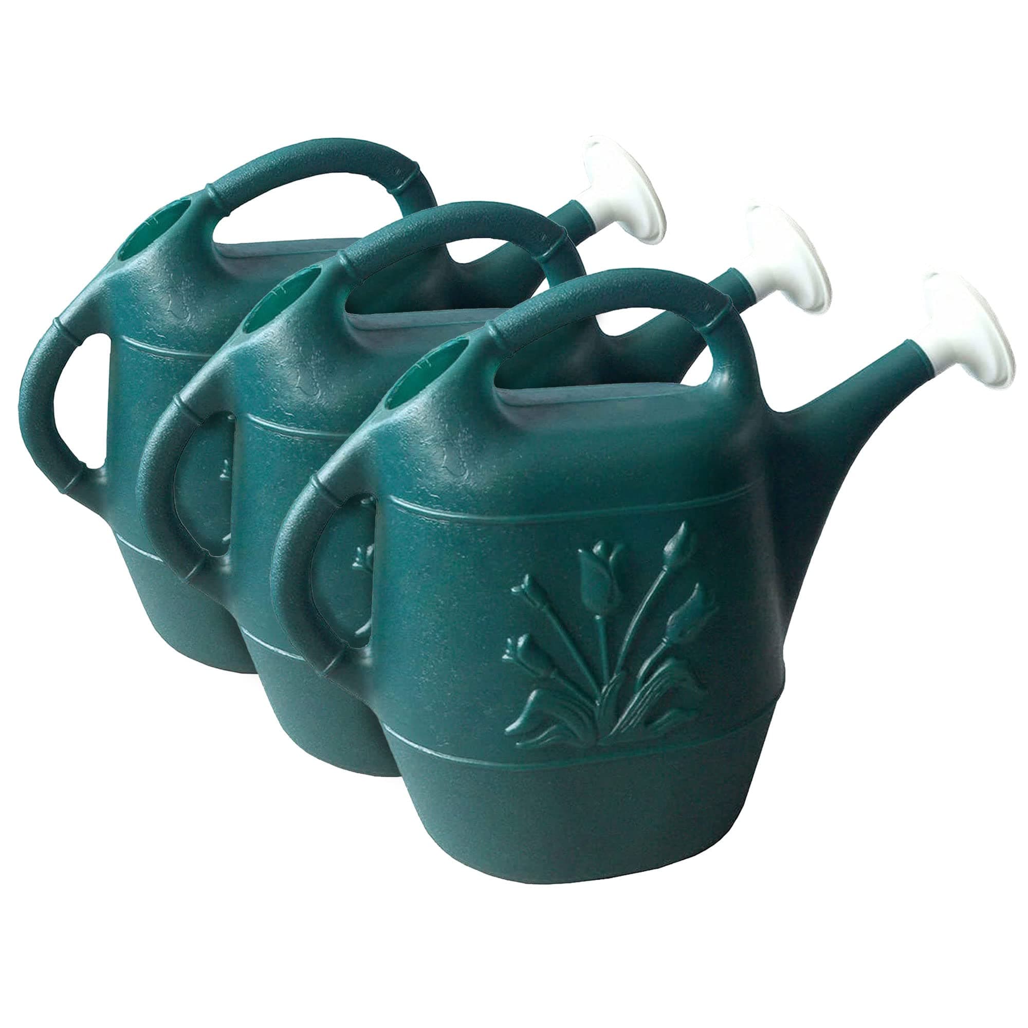 2 Gallon Watering Can - Hunter Green (Pkg/3, Hunter Green)