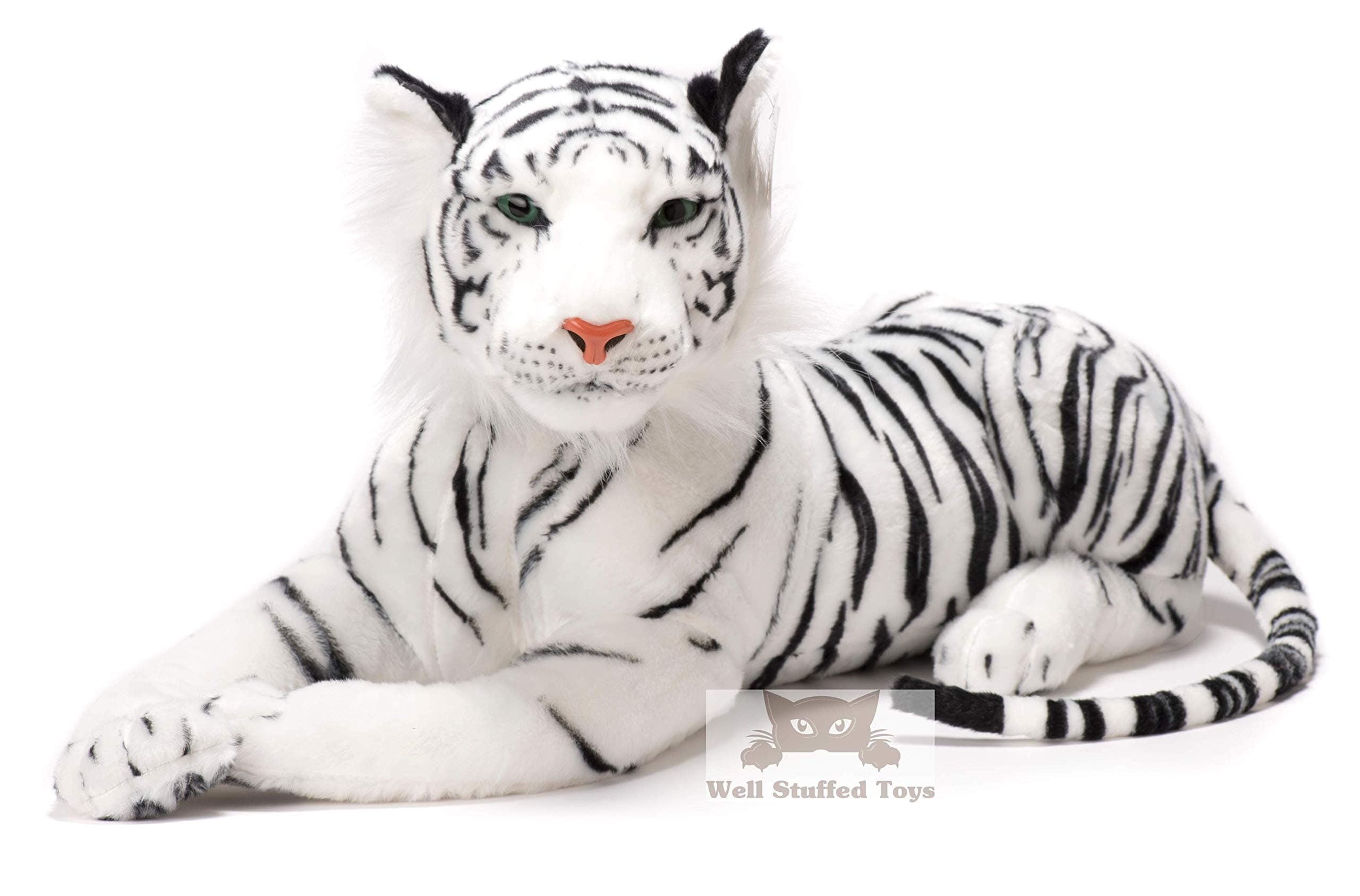 Deluxe Paws Large White Tiger Plush 140cm 50"