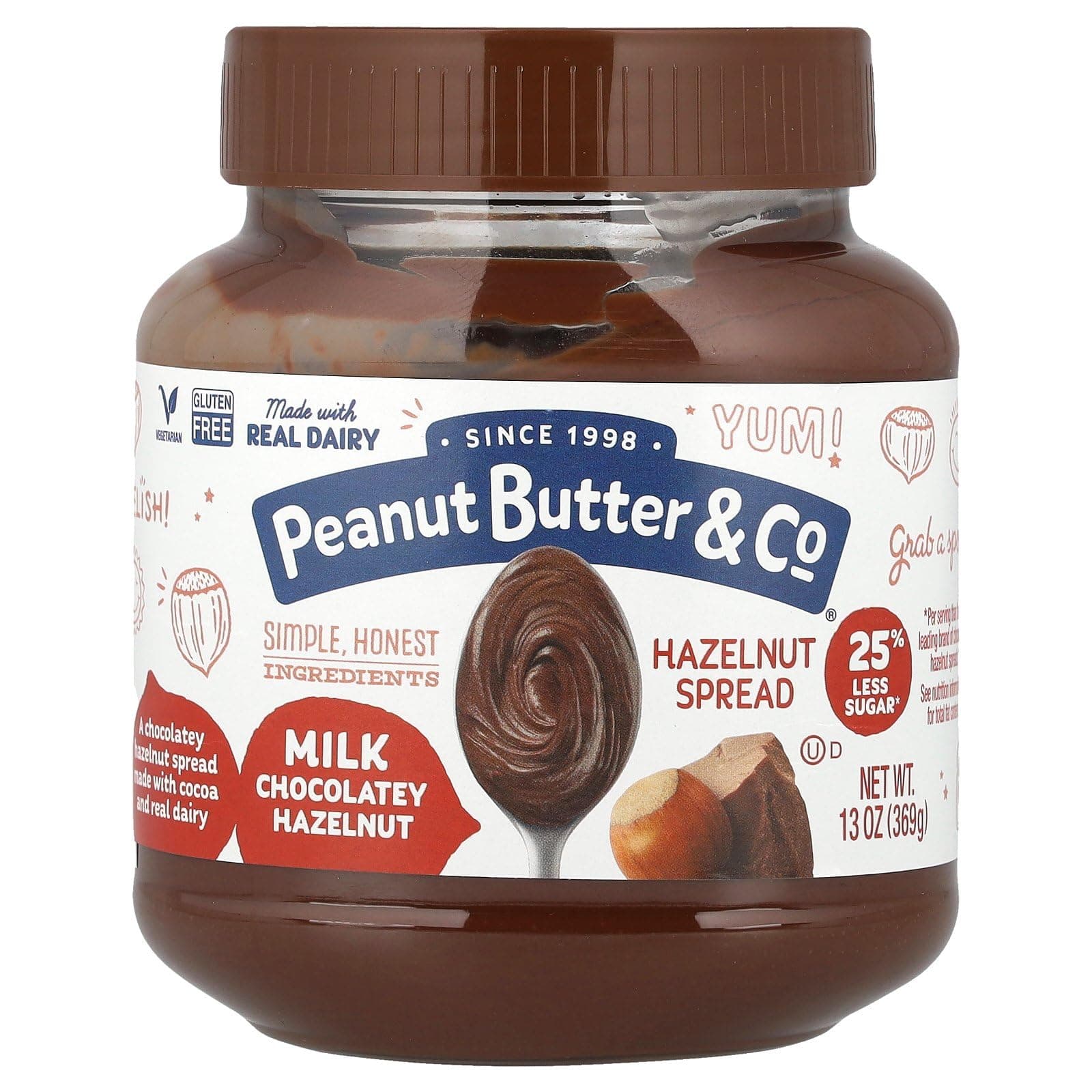 Hazelnut Spread Milk Chocolatey,13oz (369g)