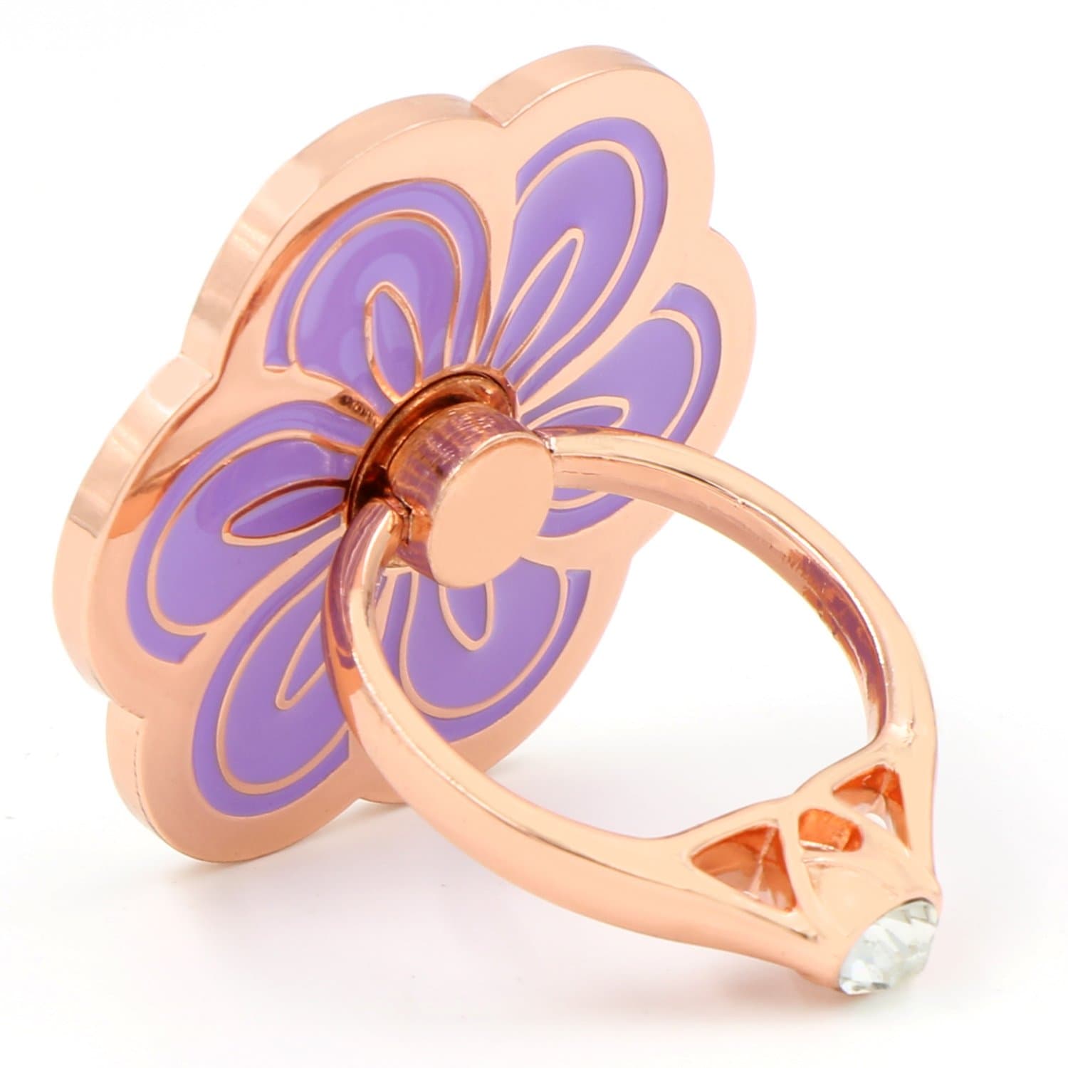 Cell Phone and Tablets Anti Drop Ring Holder Case Stand for Iphone 6 Plus Ipad Mini Ipad2 Ipad Ipod Samsung Galaxy Note S5 (Purple)