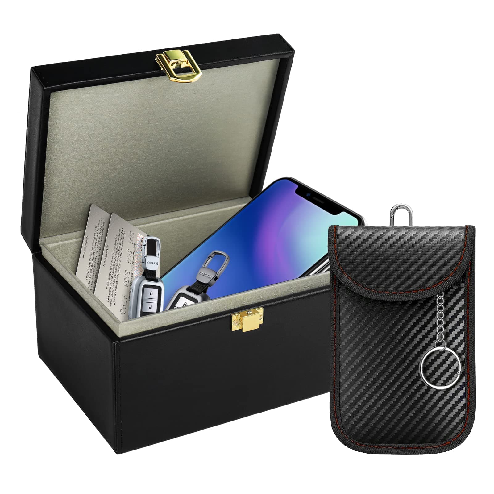 Jefshon Car Key Signal Blocker Box