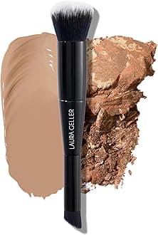 LAURA GELLER NEW YORK Dual-Ended Concealer and Foundation Makeup Brush for Blending Liquid and Cream Makeup