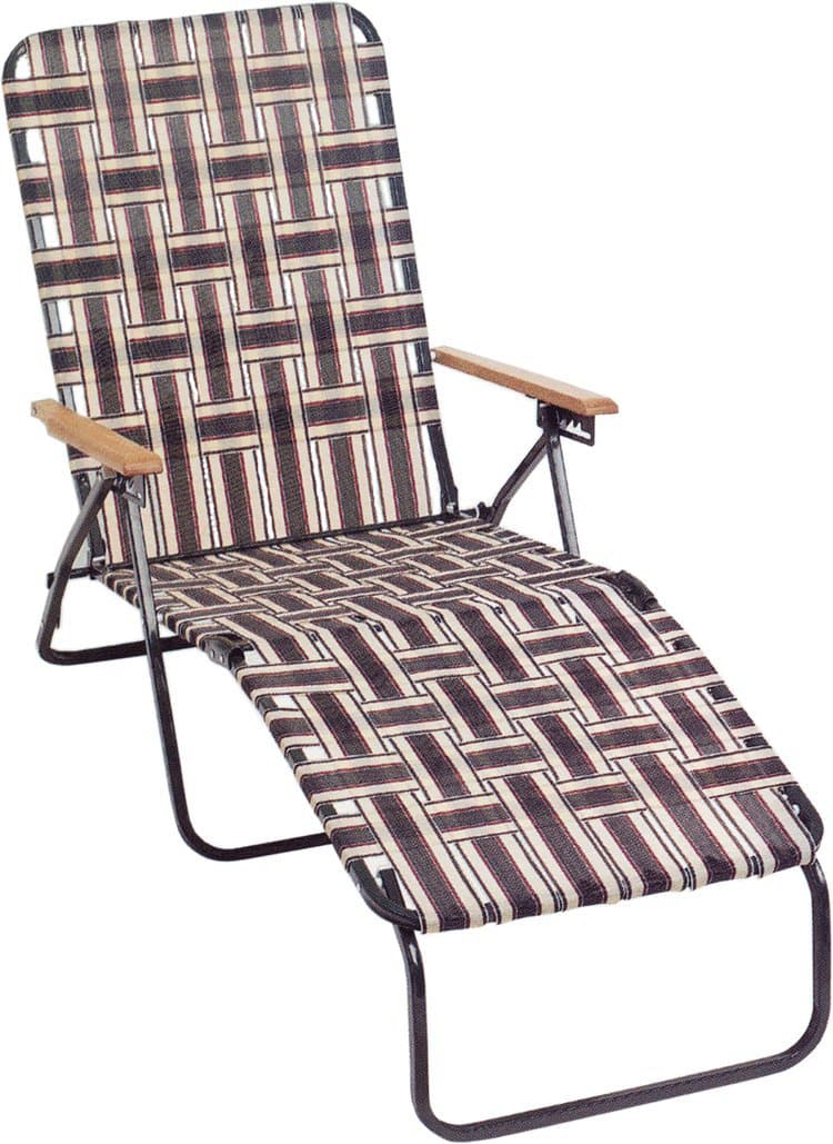 5 Position Web Chaise Lounger