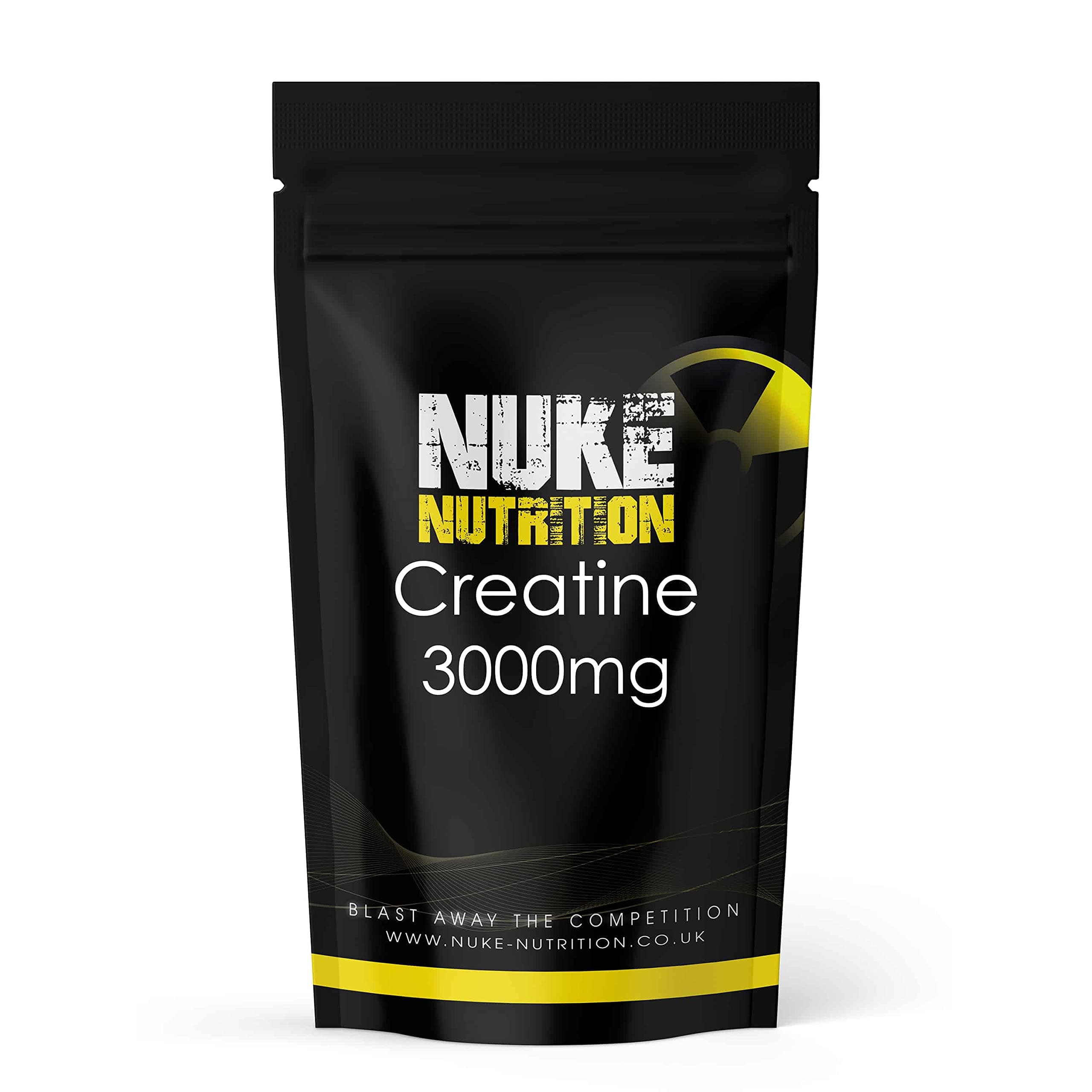 Nuke Nutrition Creatine Tablets 3000mg - 365 Tablets - Pure Creatine Monohydrate Supplements Boost Muscle Mass, Bulk & Strength - Excellent Pre Workout for Men & Women - Boost Energy & Performance