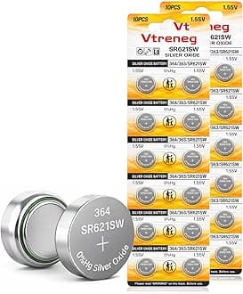 - 20 Pack 364 Watch Battery 363 AG1 164 SR621SW 1.55V Silver Oxide Battery
