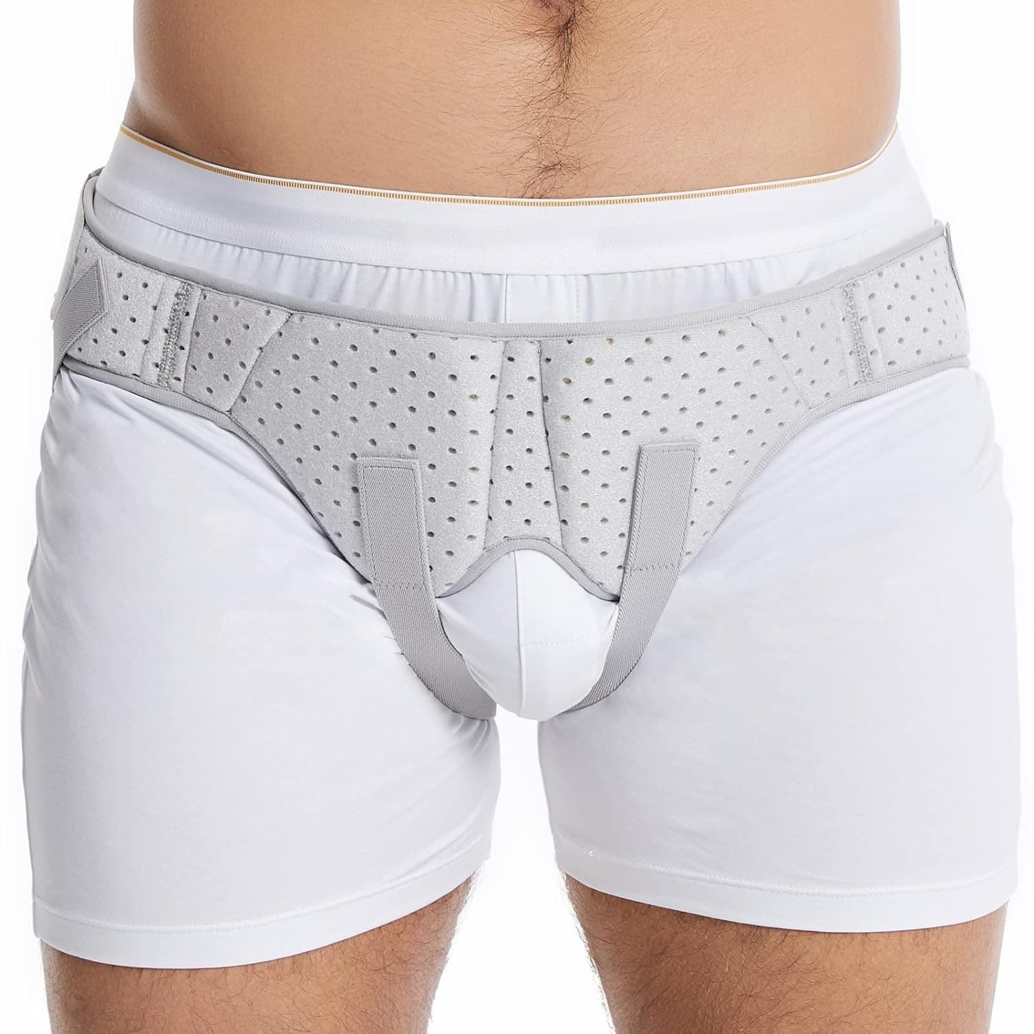 Sponsored Ad – Hernia Belt Truss for Left or Right Side Supportive Groin Pain with Removable Compression Pads for Pre or Post-Surgical, Comfortable Adjustable