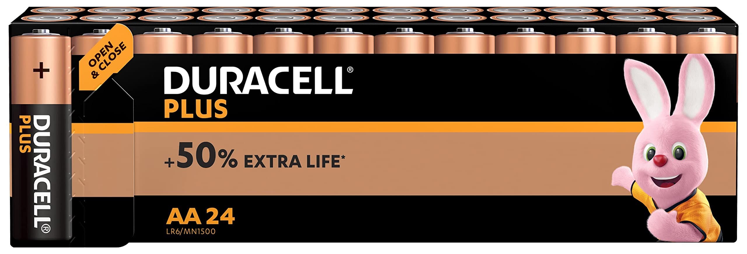 Duracell Plus AA Batteries Pack of 24