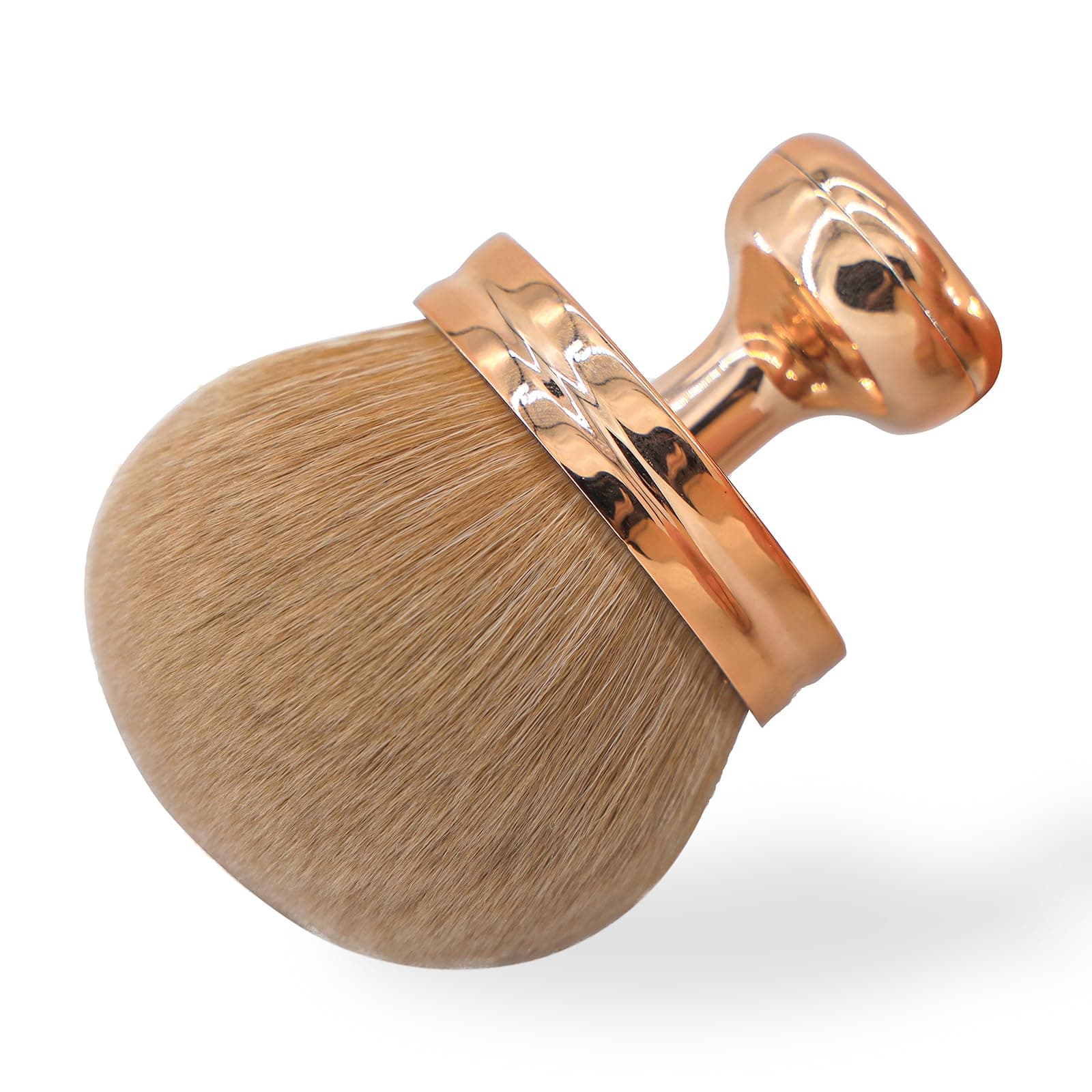 Extra Large Body Makeup Brush For Self Tanner Self Tan Back Applicator 74mm Wide-headed Kabuki Brush For Bronzers Blend Self Tanning Applicator Oval Face Leg Makeup Brush With Drawstring Bag