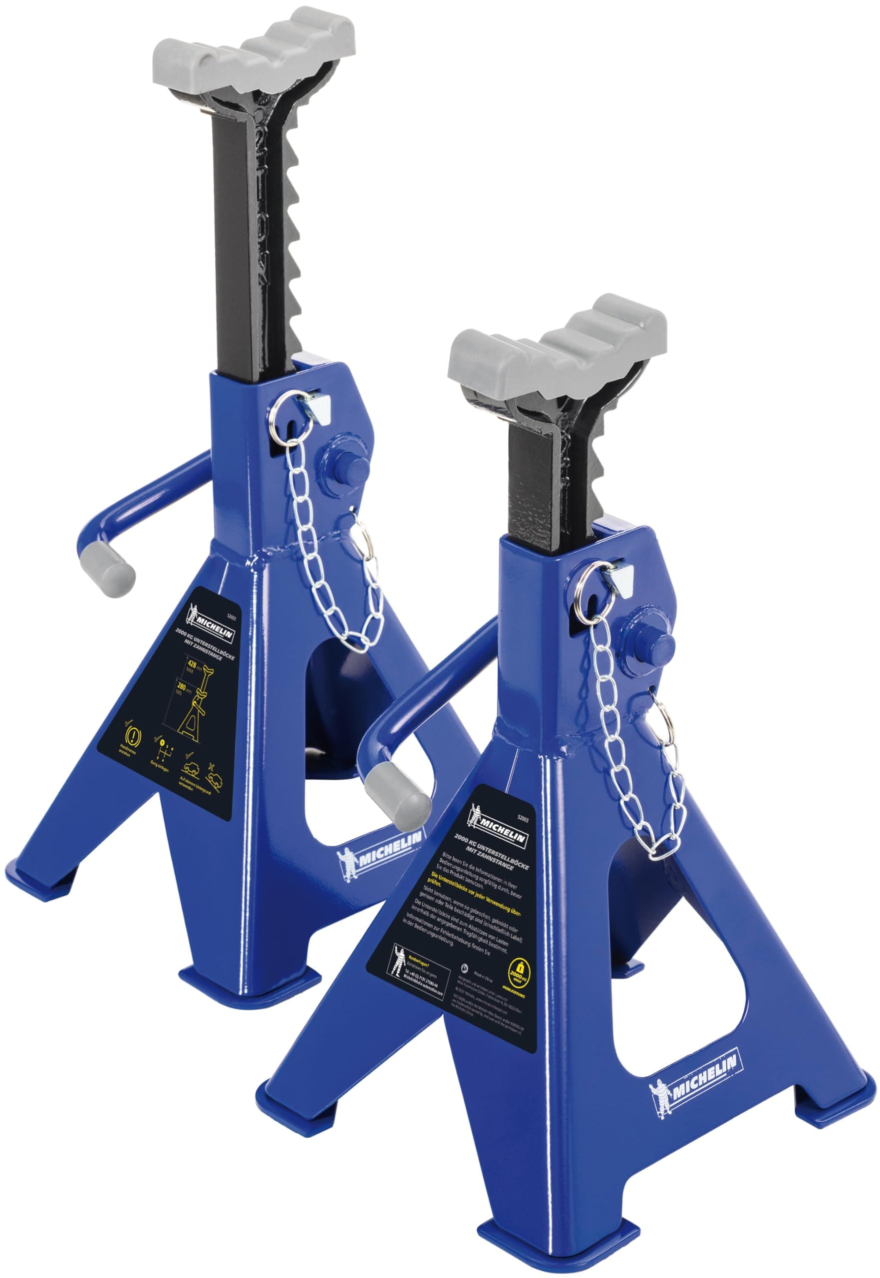 2 Ratchet Locking Jack Stands 2T
