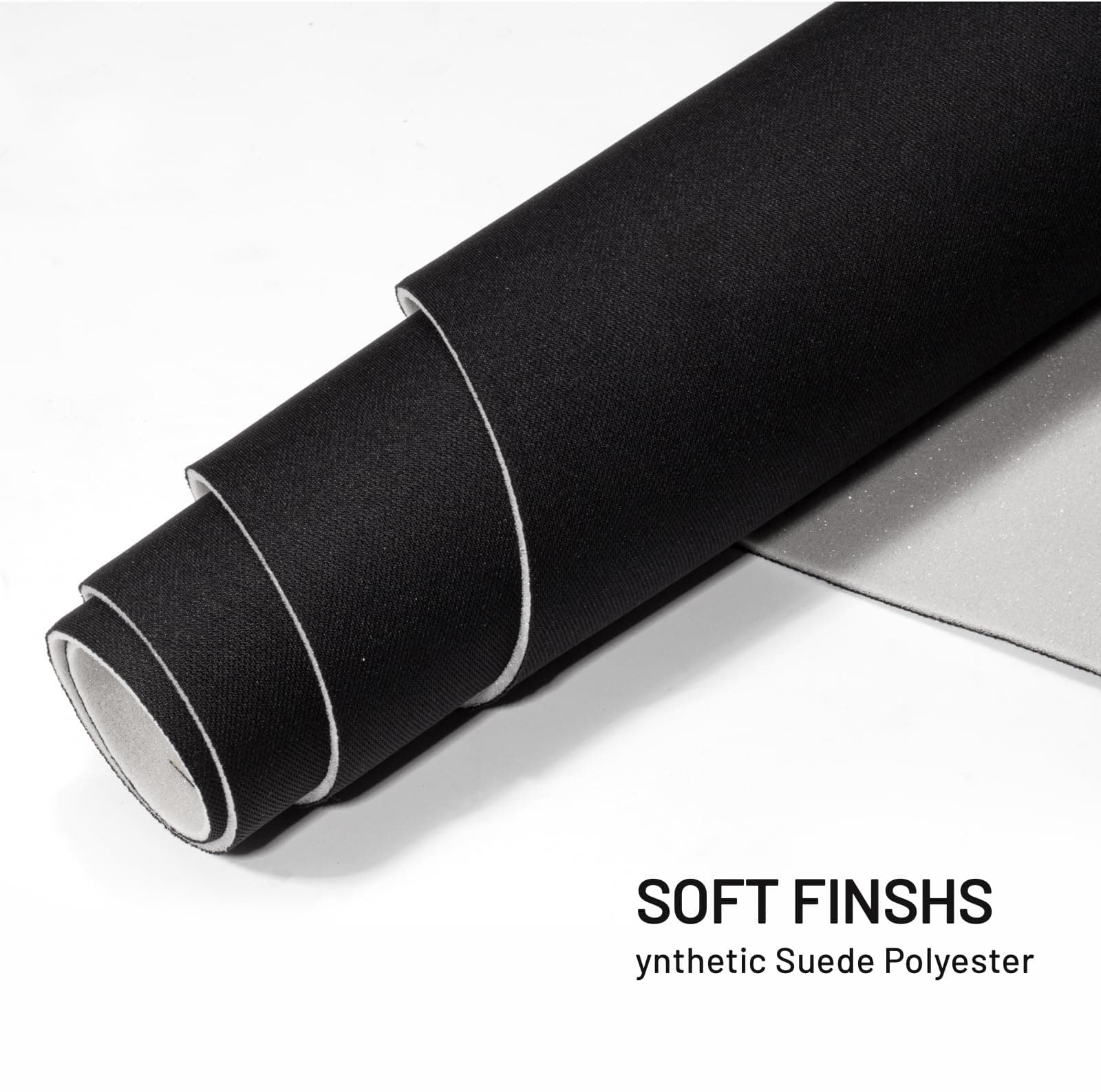 Auto Headliner Fabric 38" L × 60" W Mesh Type with Foam Backing - Tube Packaging - Black Interior Replacement Material for Car/Truck/SUV/RV Roof - Home Repair/DIY Headliner Material