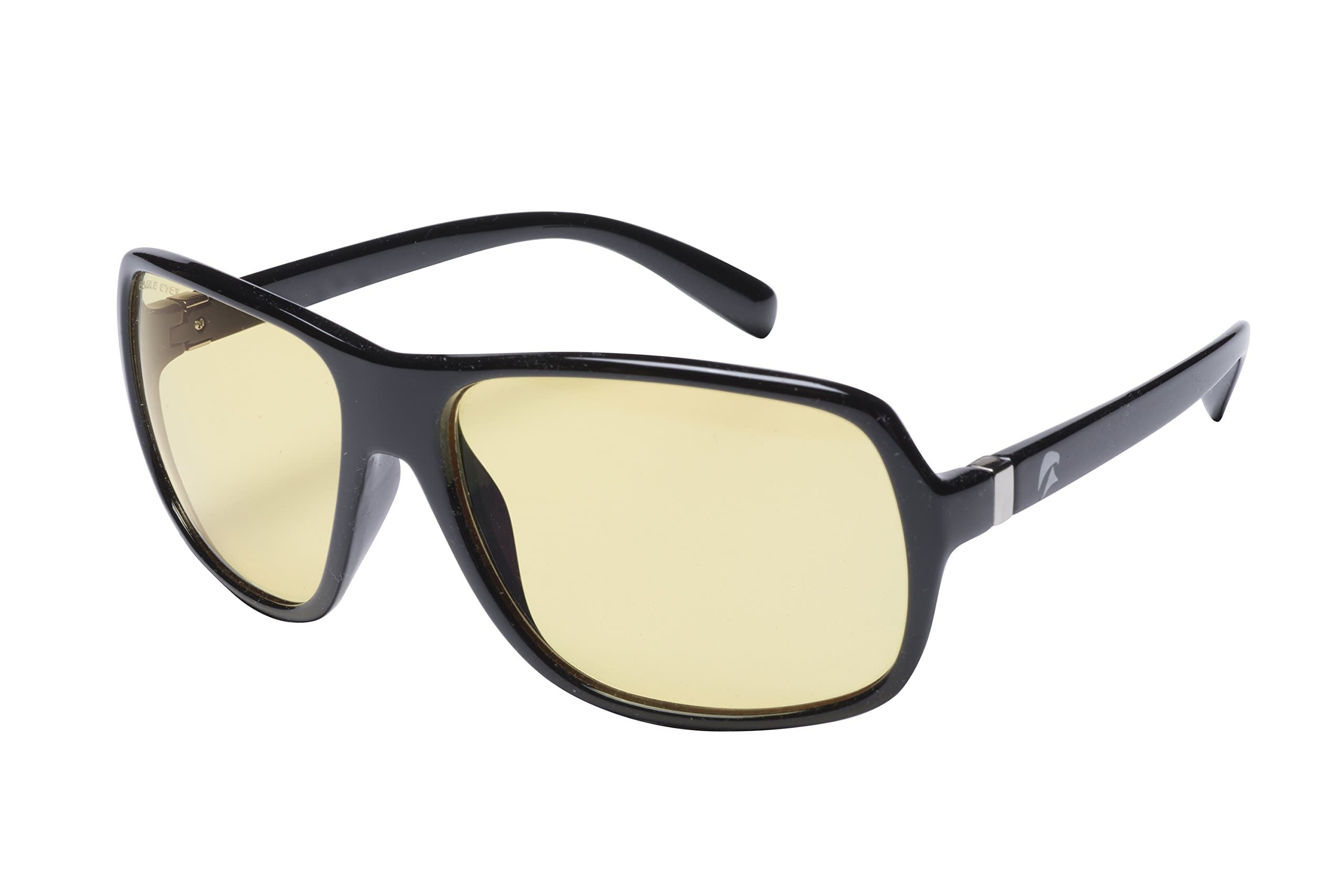 Eagle Eyes Night-Lite Navigator Night Driving Glasses - Black