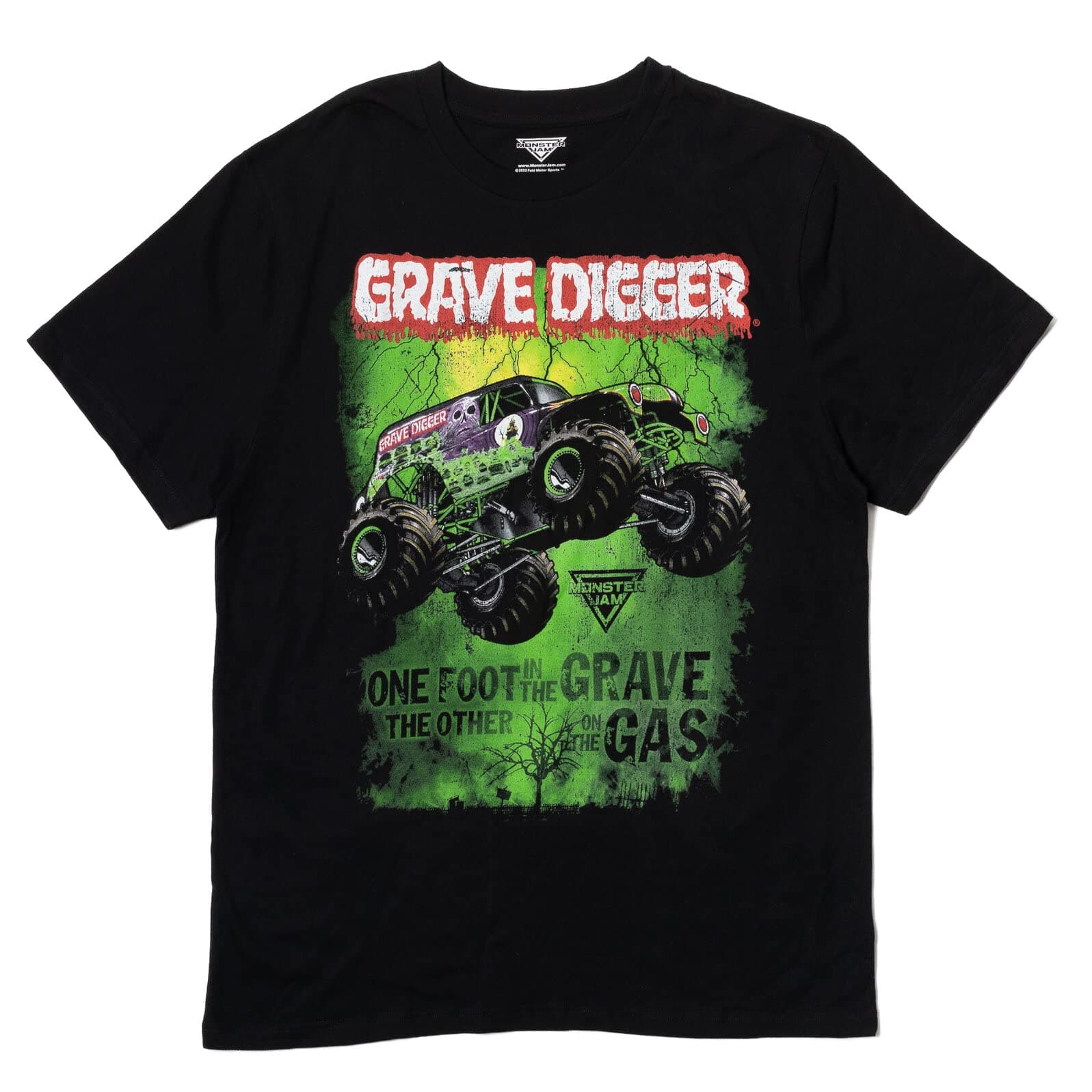 Trucks Grave Digger Pullover Graphic T-Shirt, Black, M