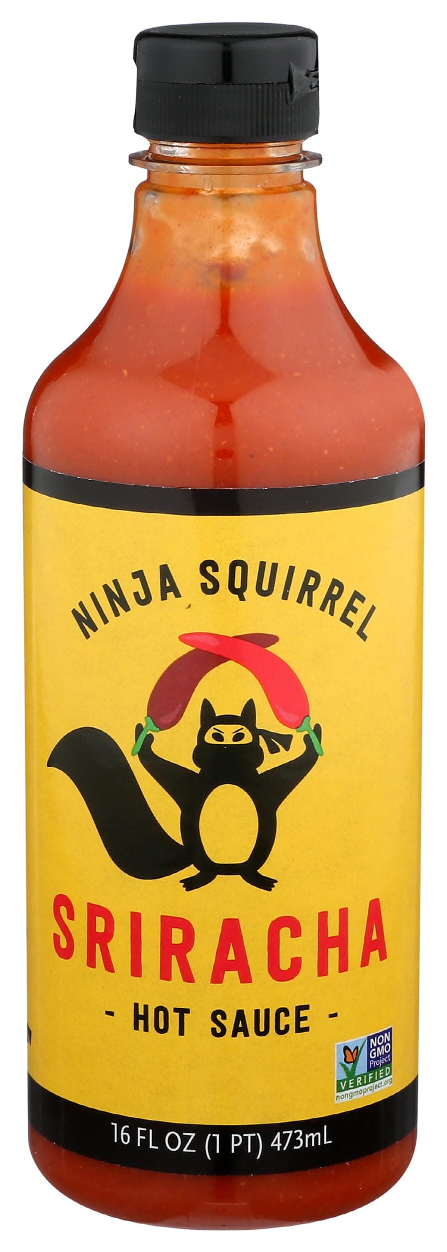 Ninja Squirrel, Sriracha Hot Sauce, 16 Fl Oz