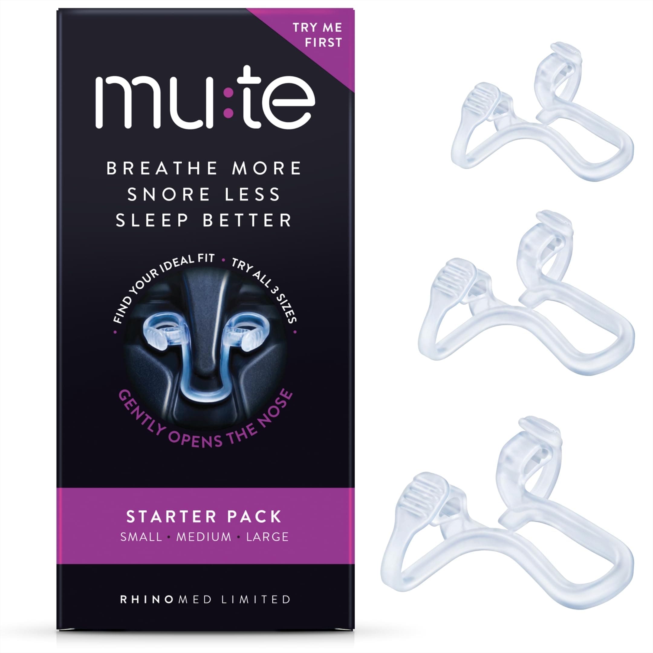 Mute Nasal Dilator for Snore Reduction